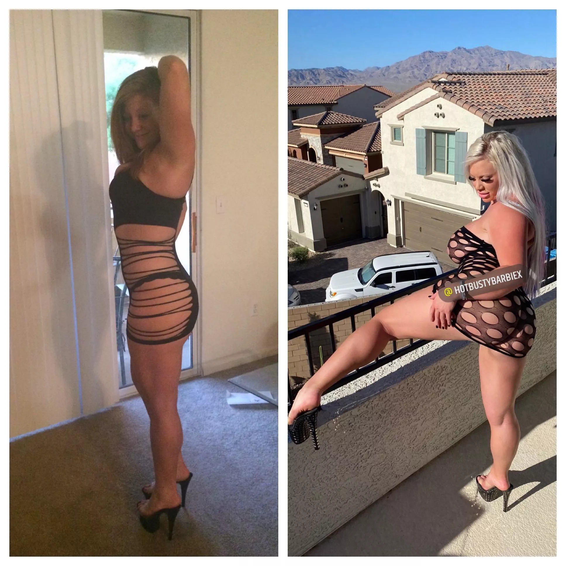 My bimbofication Before & After! ❤️ [F]