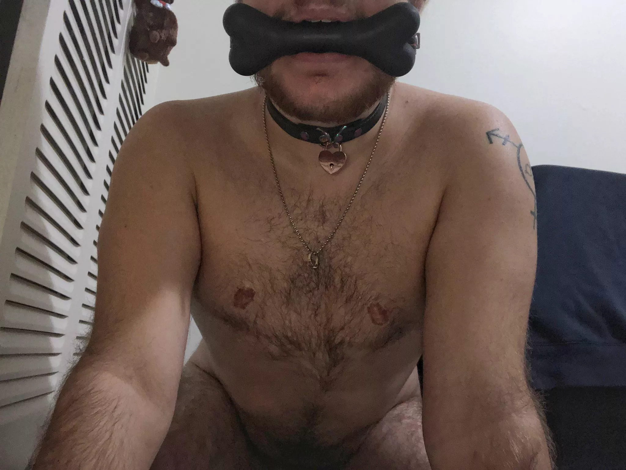 My collar & bone gag always send me deep into pupspace!