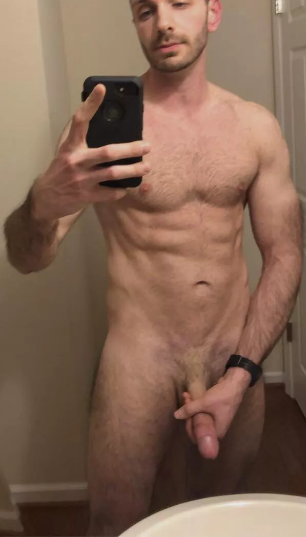 My dick always makes my arms look big.