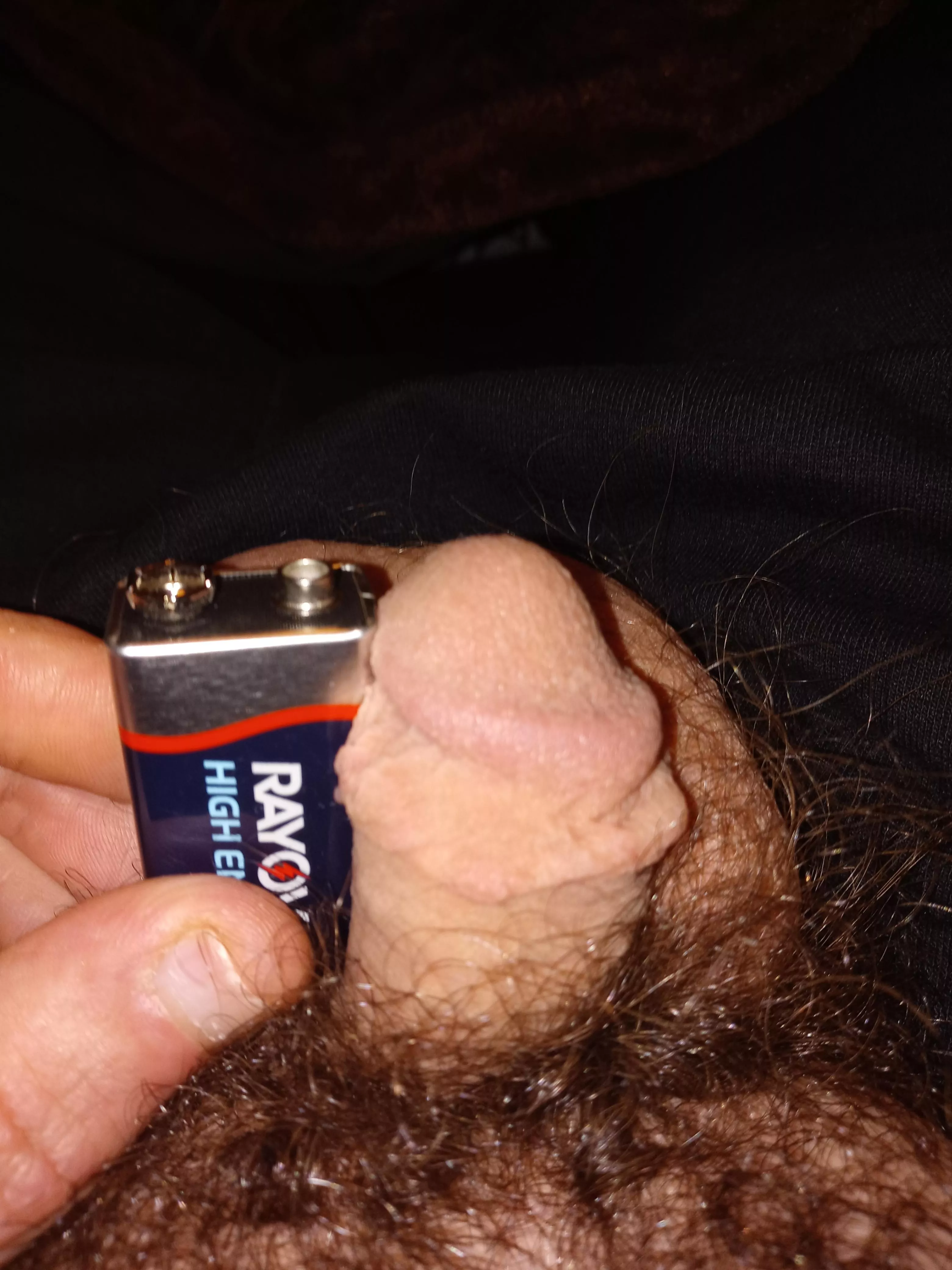 My erect 1.5 inch micro penis is smaller than a 9volt batteryðŸ‘€. Be honest what do you think of it.