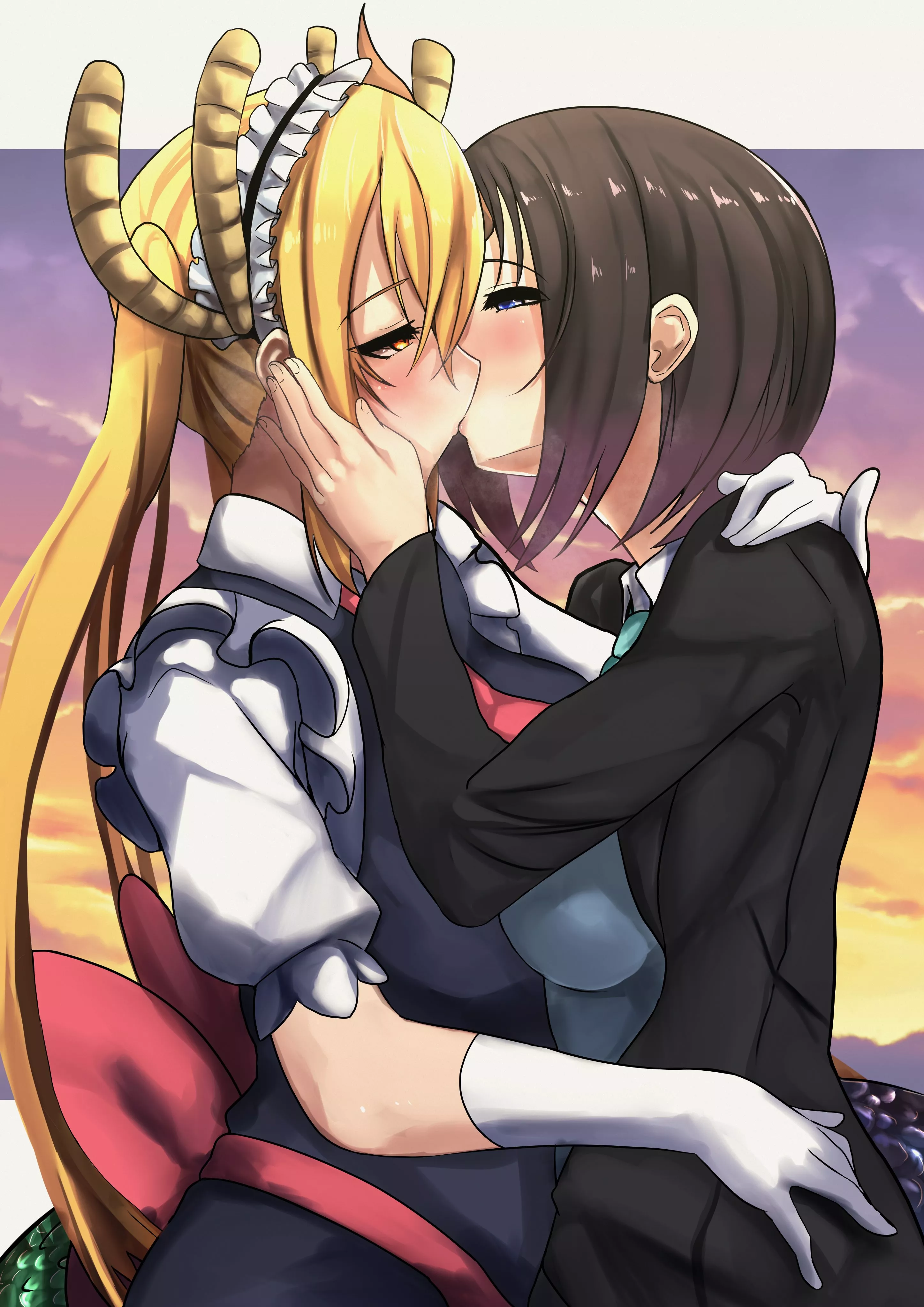 My Fanart Tohru X Elma hope you enjoy it [Kobayashi-san Chi no Maid Dragon]