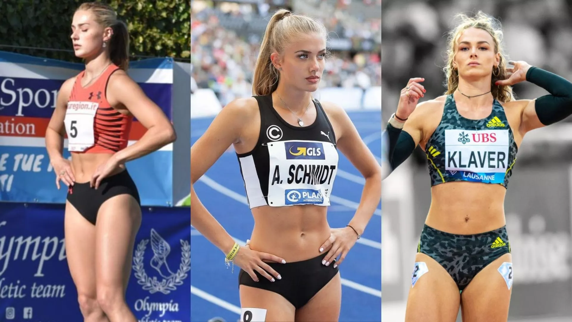 My fav track girls: Georgia Ellenwood, Alica Schmidt, Lieke Klaver, FMK? :)