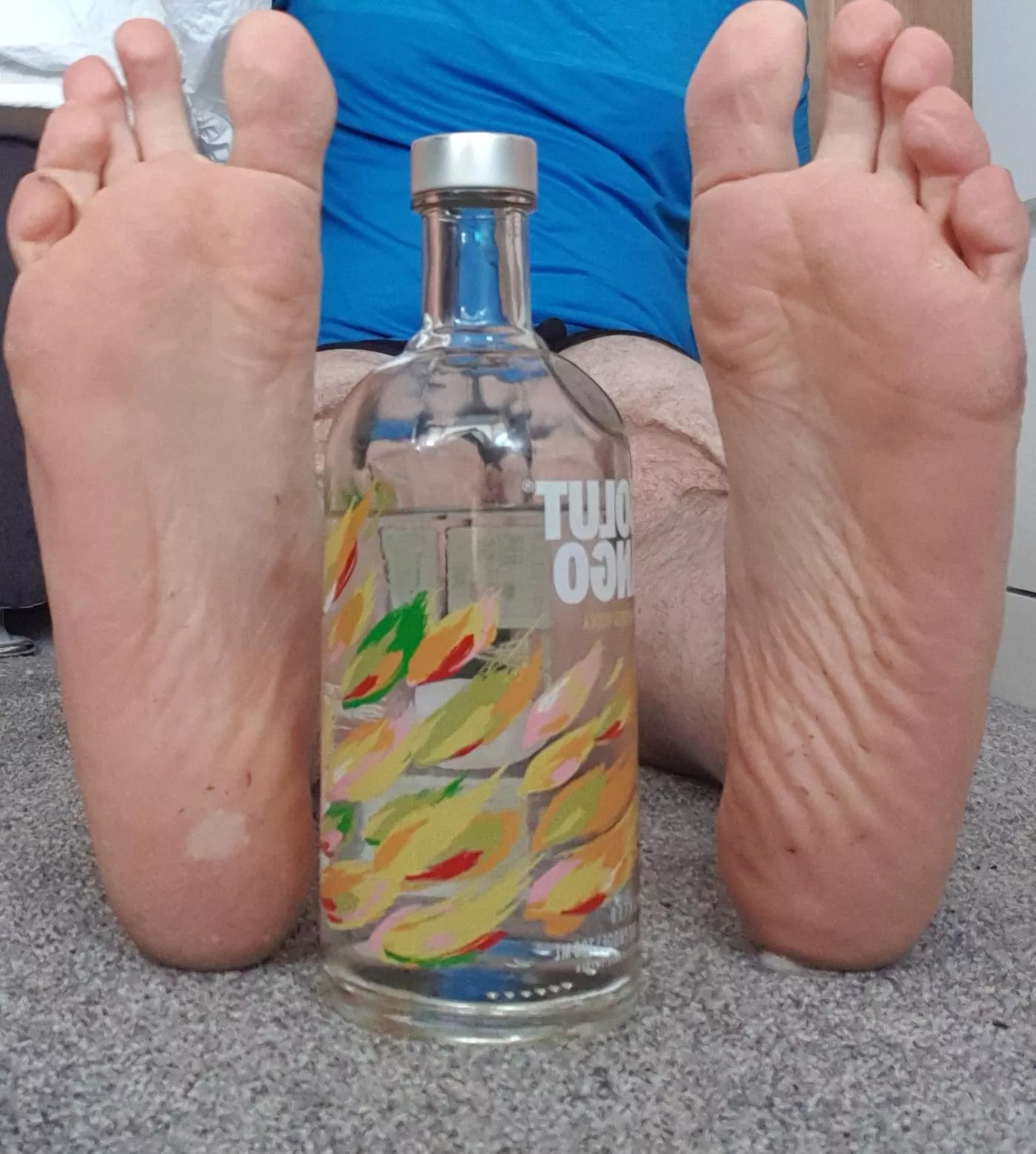 My feet or this vodka?