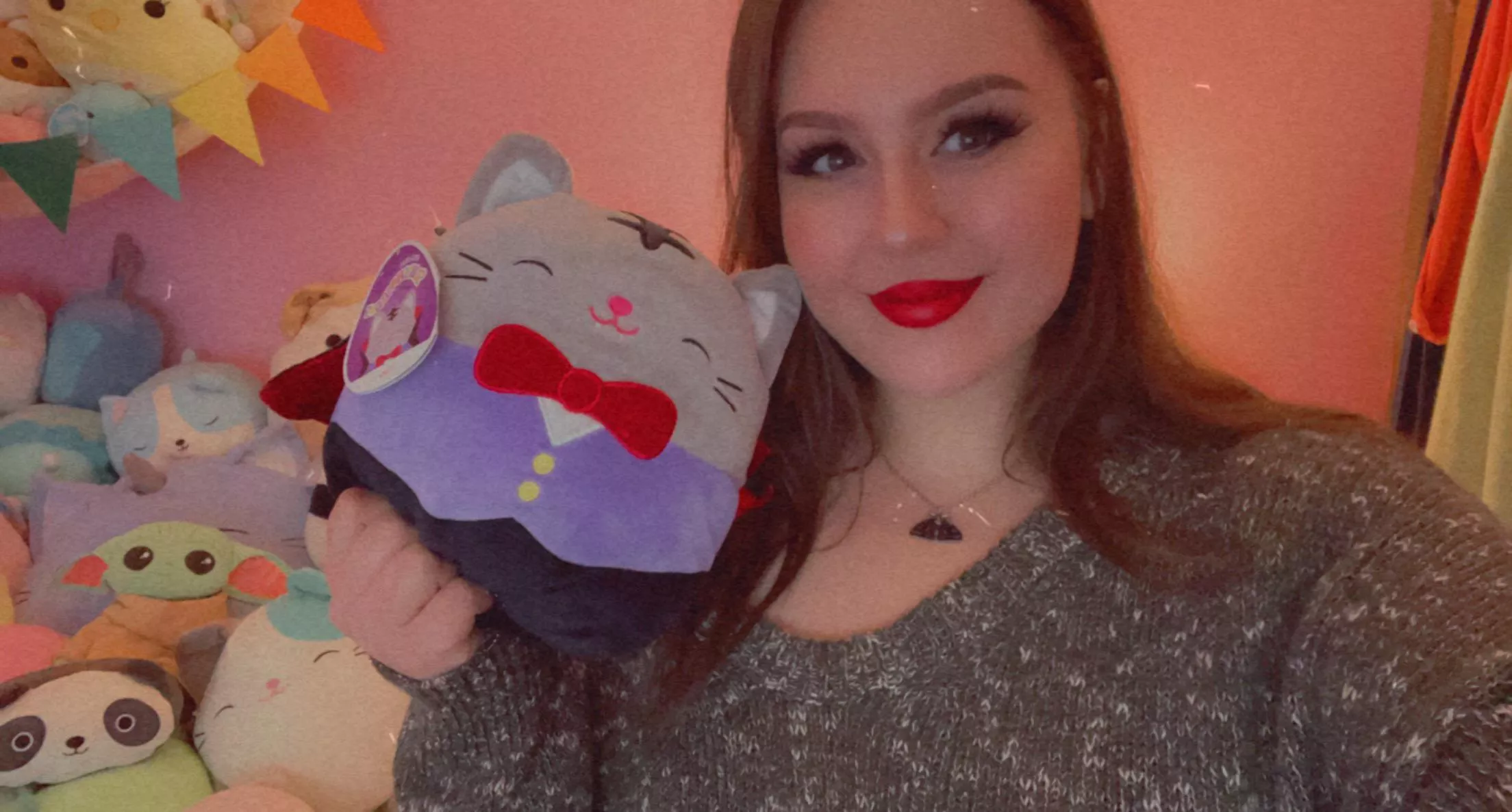 my friend surprised me with a squishmallow 🙈❤️