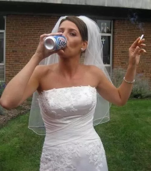 My kinda bride