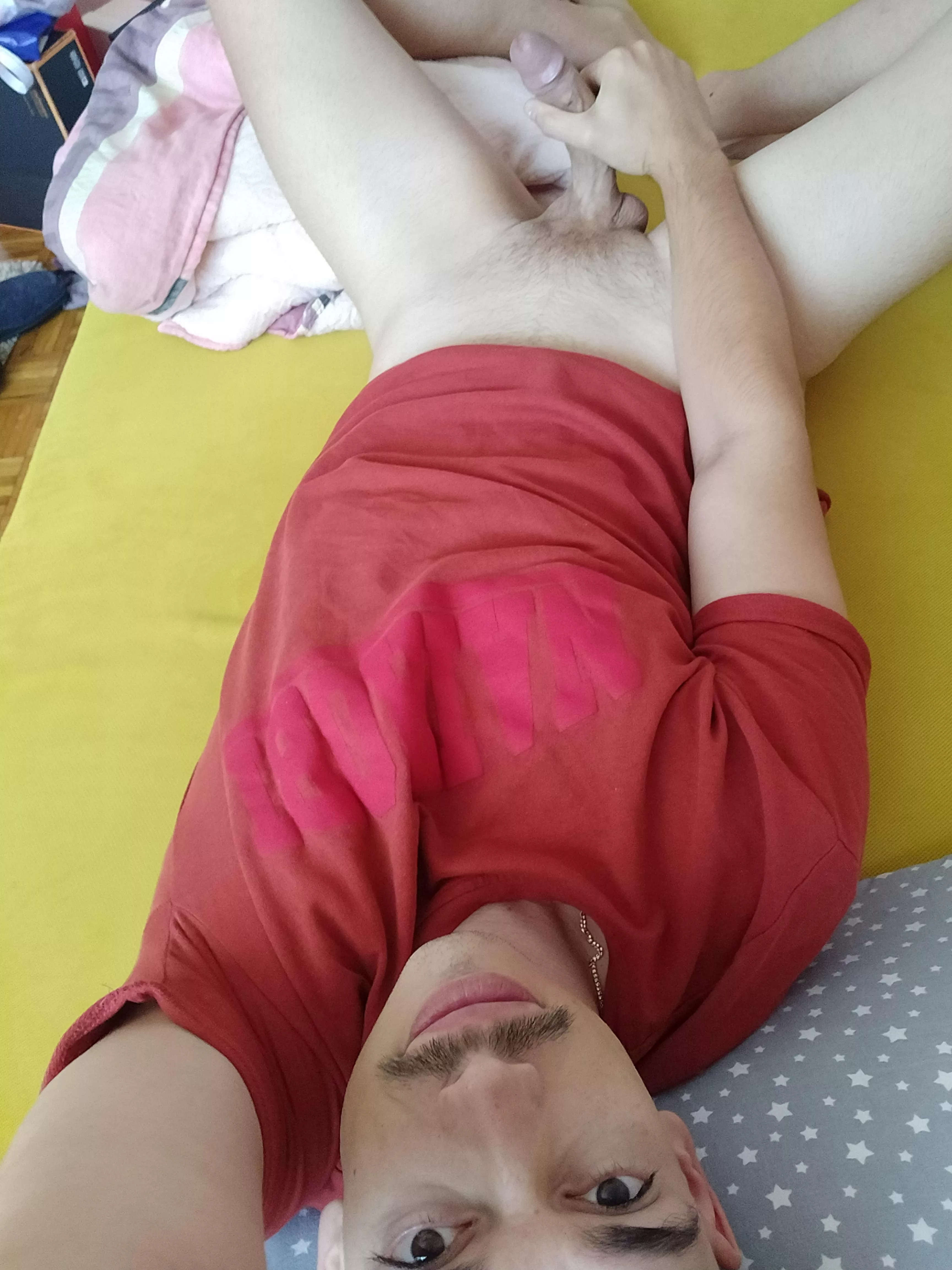 My morning wood screams for attention [30]