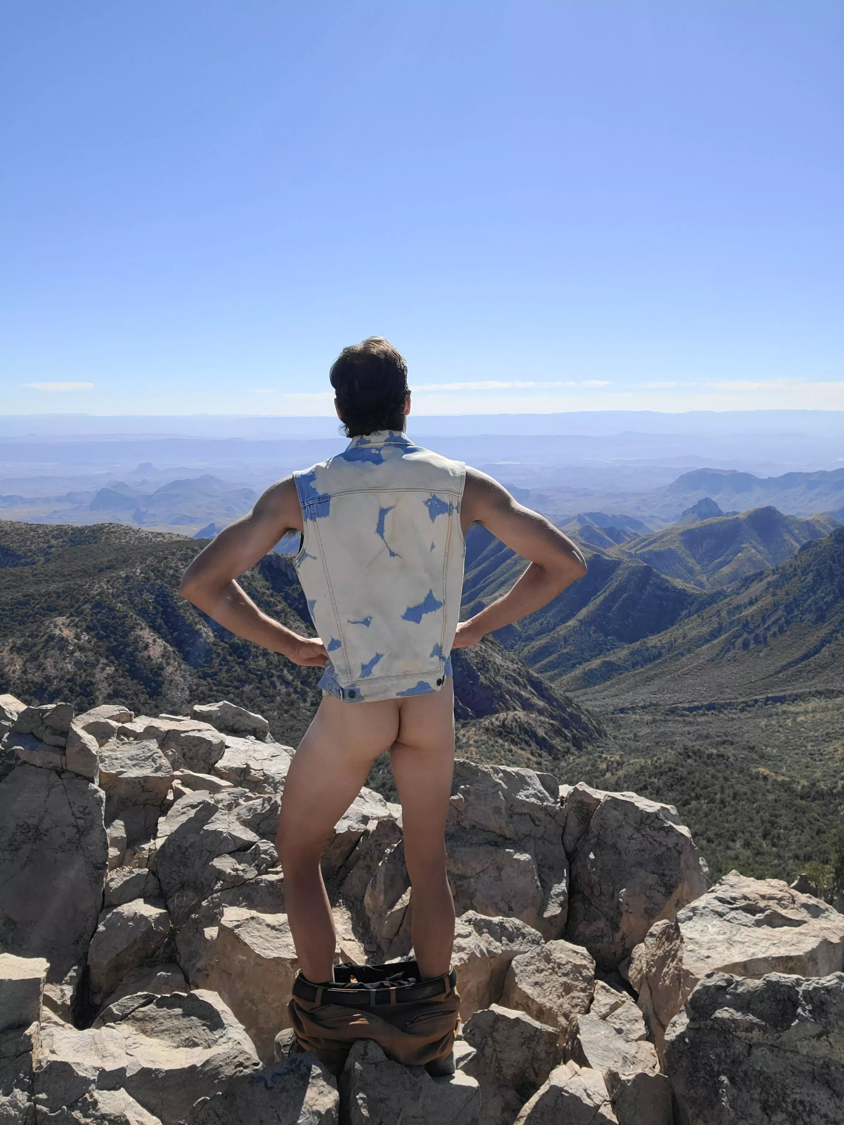 My new hobby: letting my dick feel that fresh mountain breeze