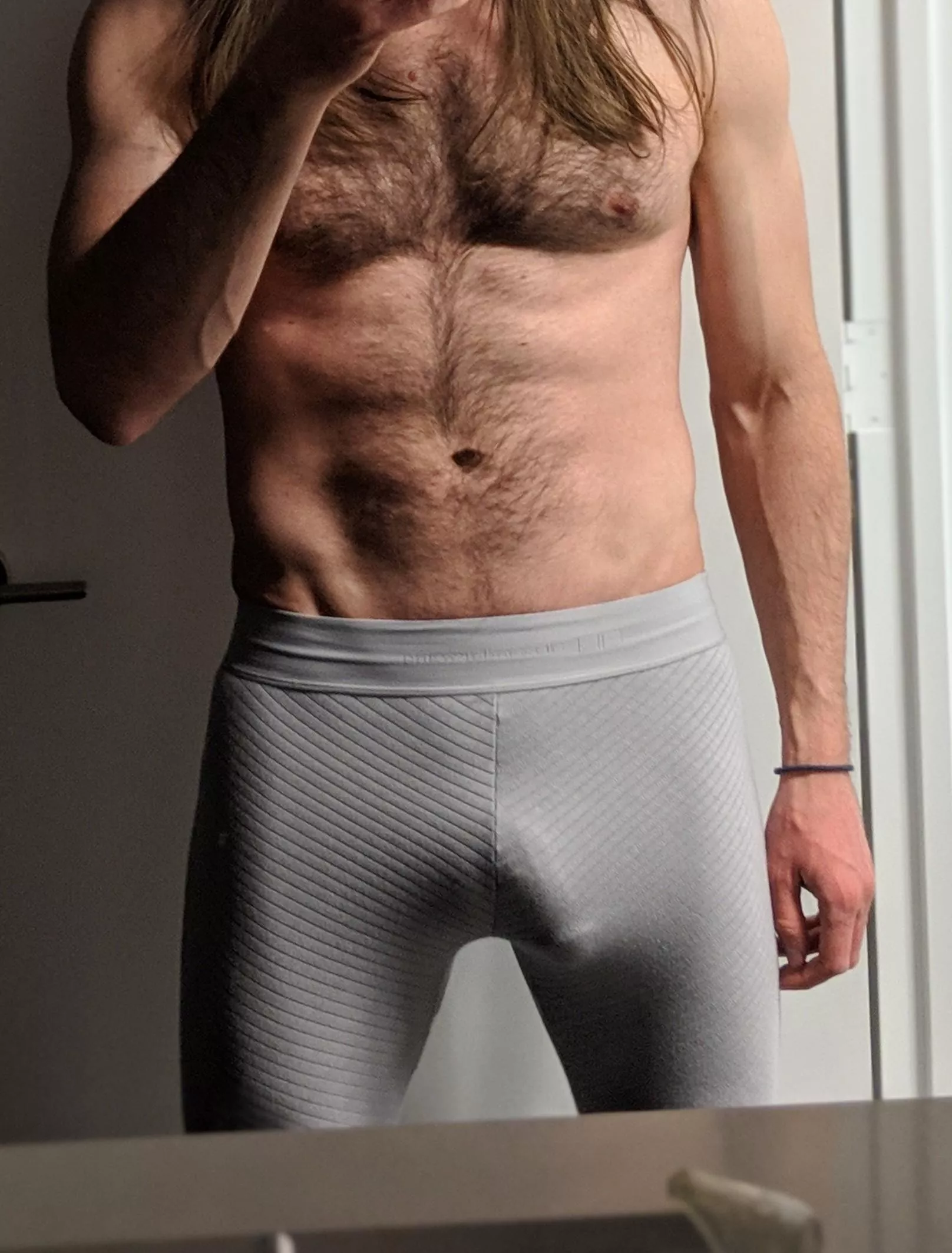 My new long johns are a little snug, eh?