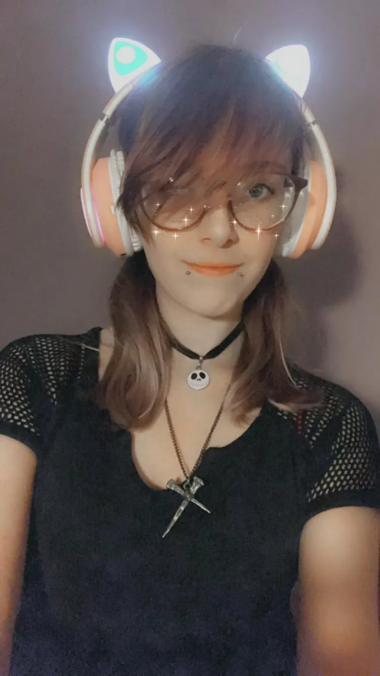 My other cat headphones 🥰