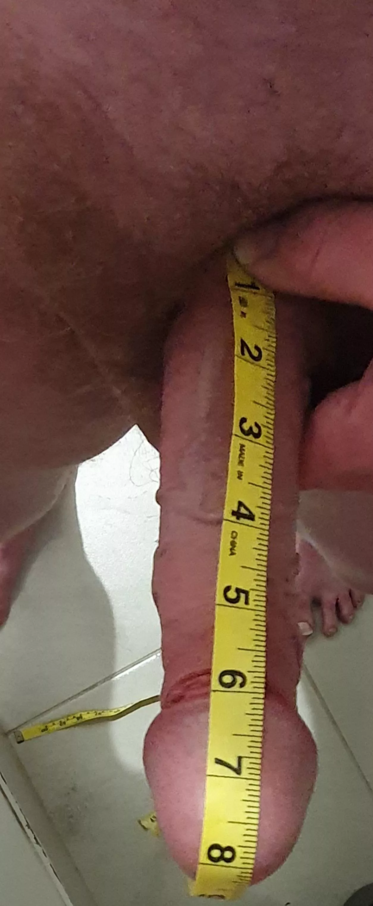 'My penis measured' - I'm not claiming a specific length but I believe it's a decent size!