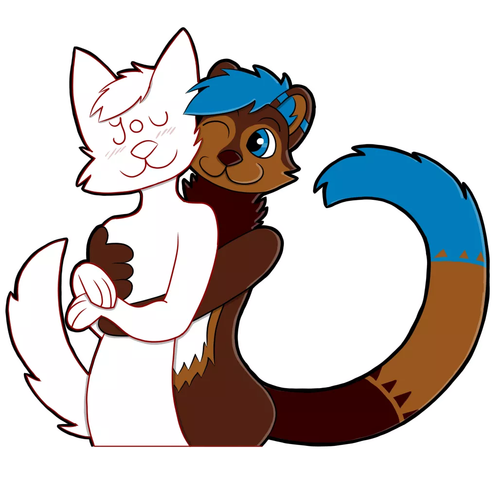 My Sticker for my Telegram! Art done by me ~