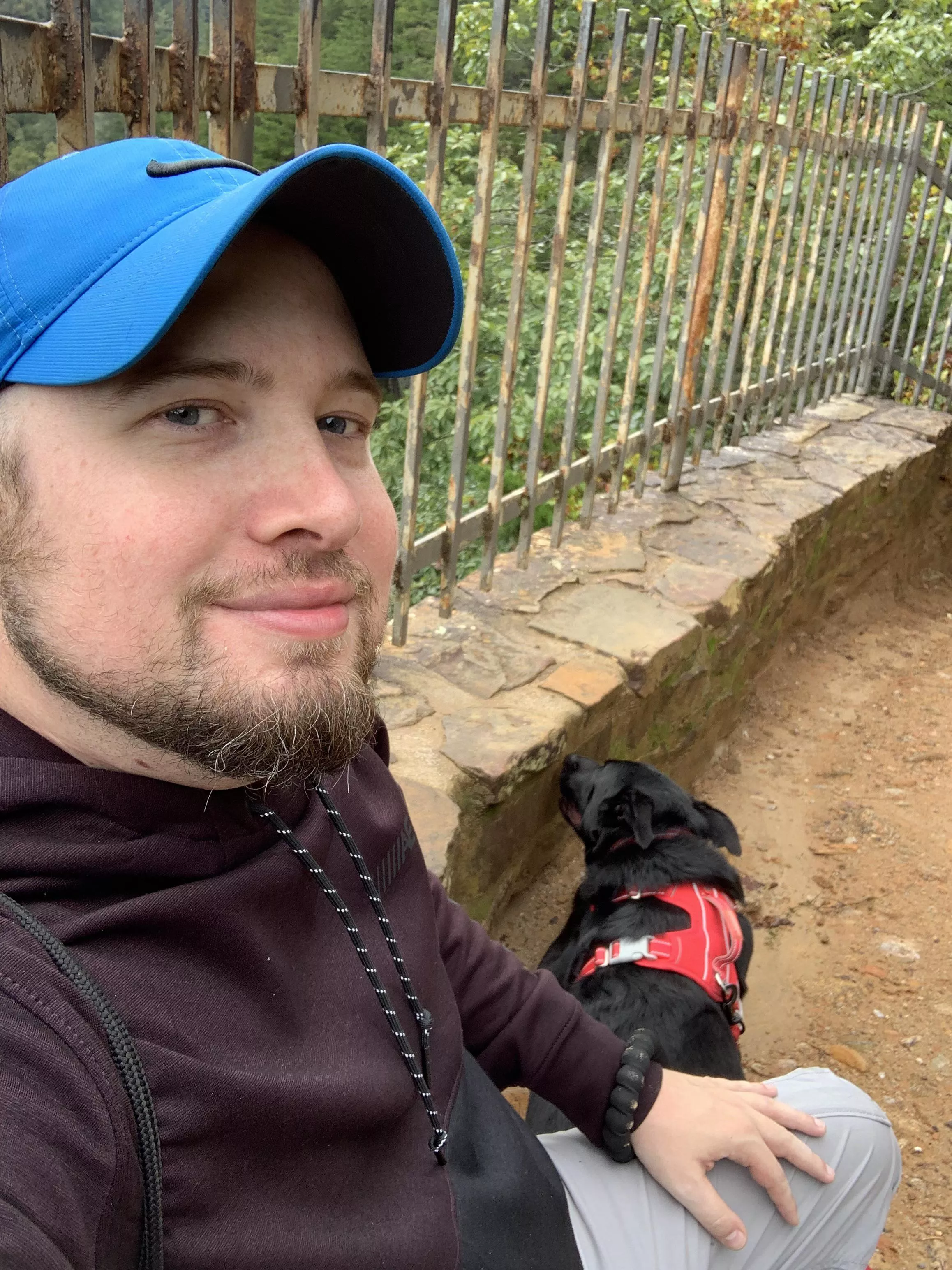 My super smart son licking the rocks. Proud Papa moment.