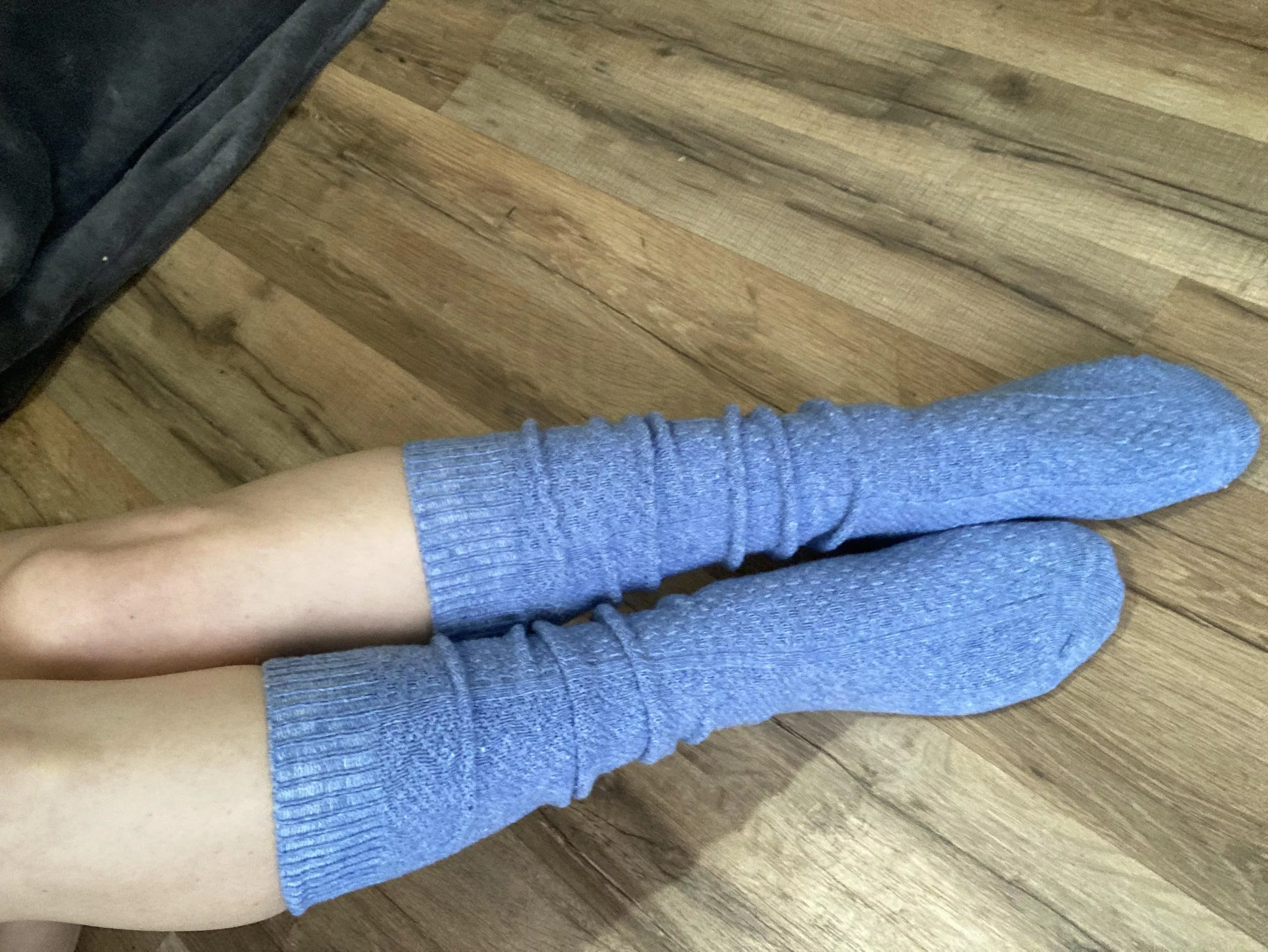 My thick Blue socks 😉