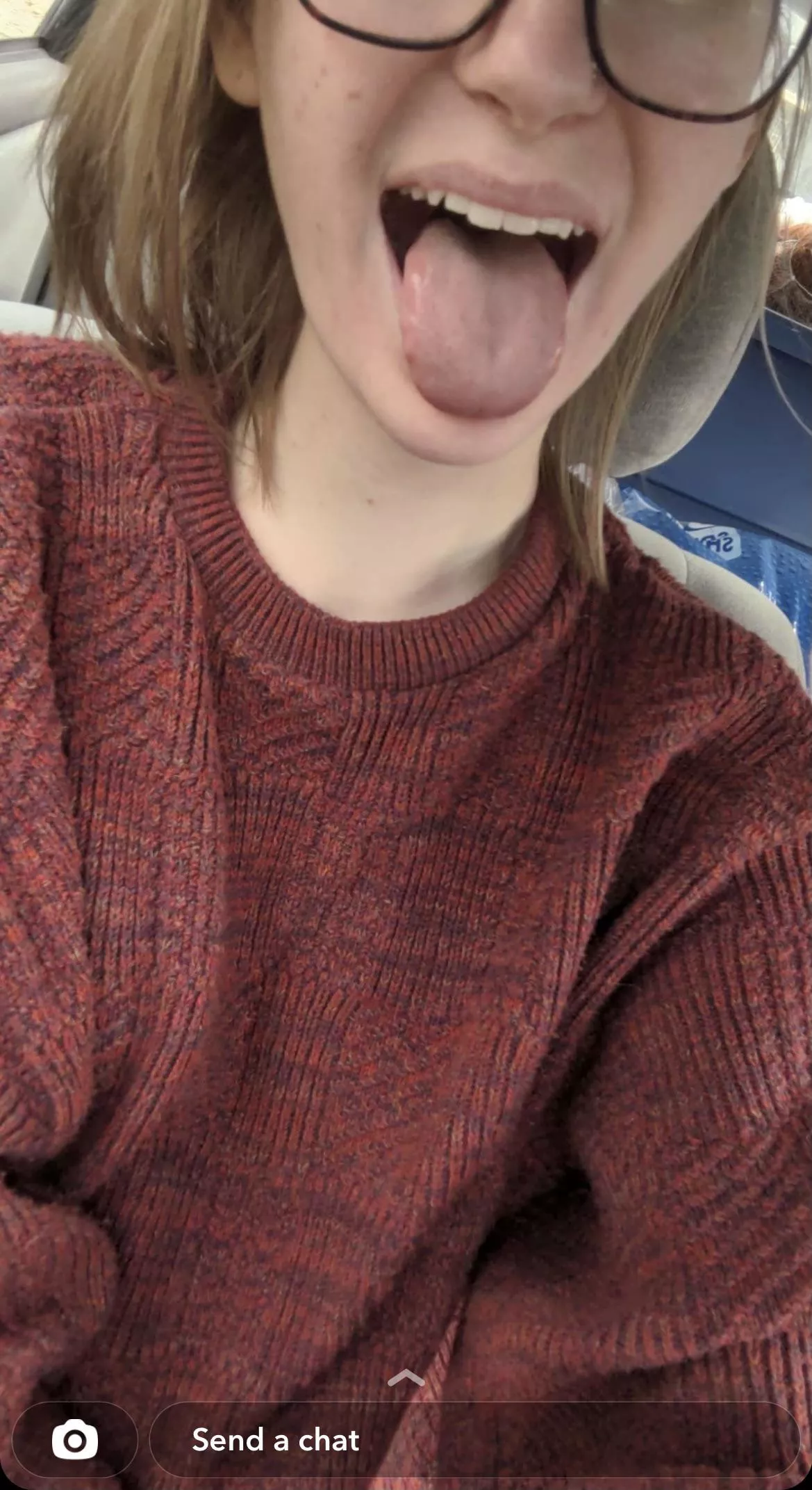 My wife. Dm to trade tongue pics