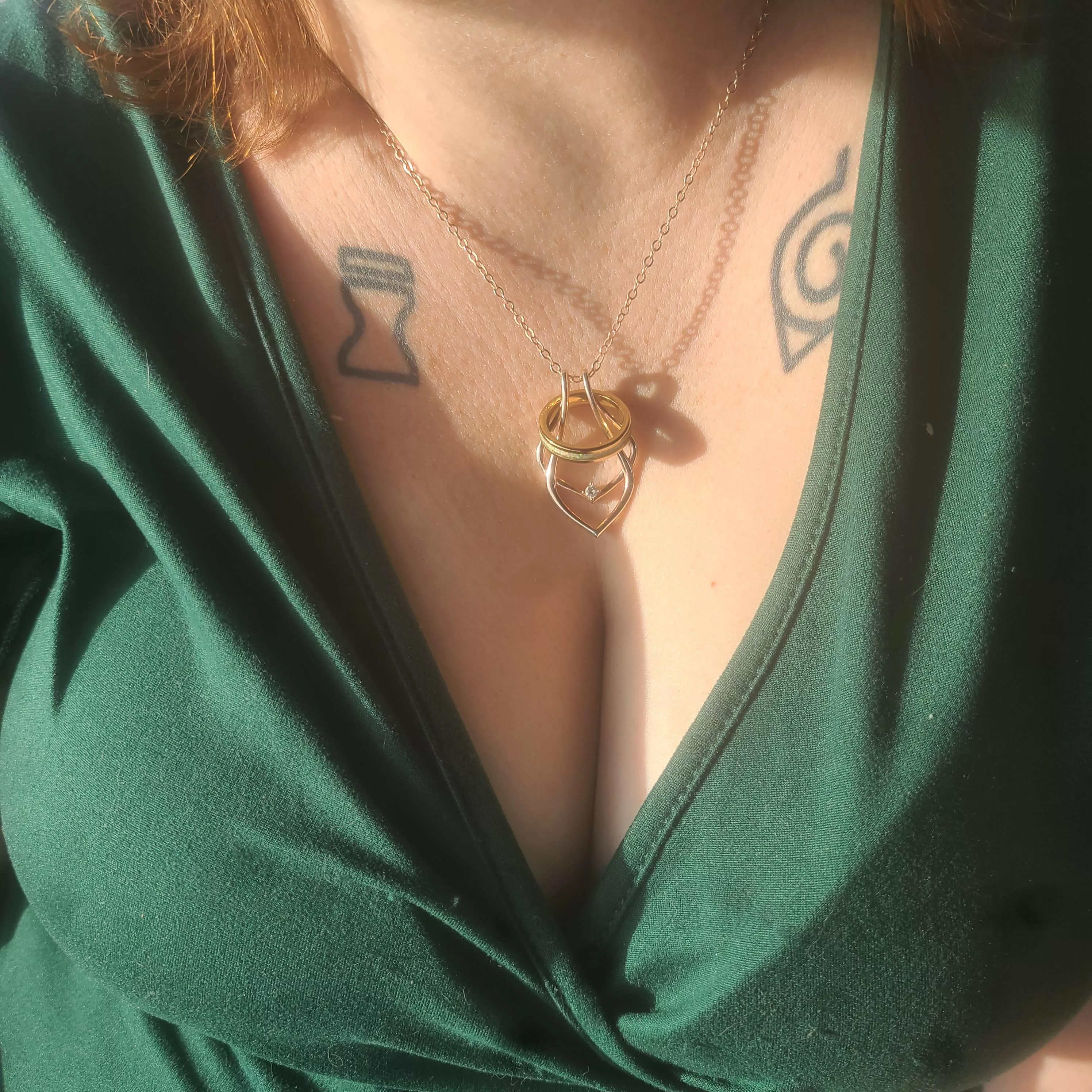 My wife's beautiful cleavage -Daddy