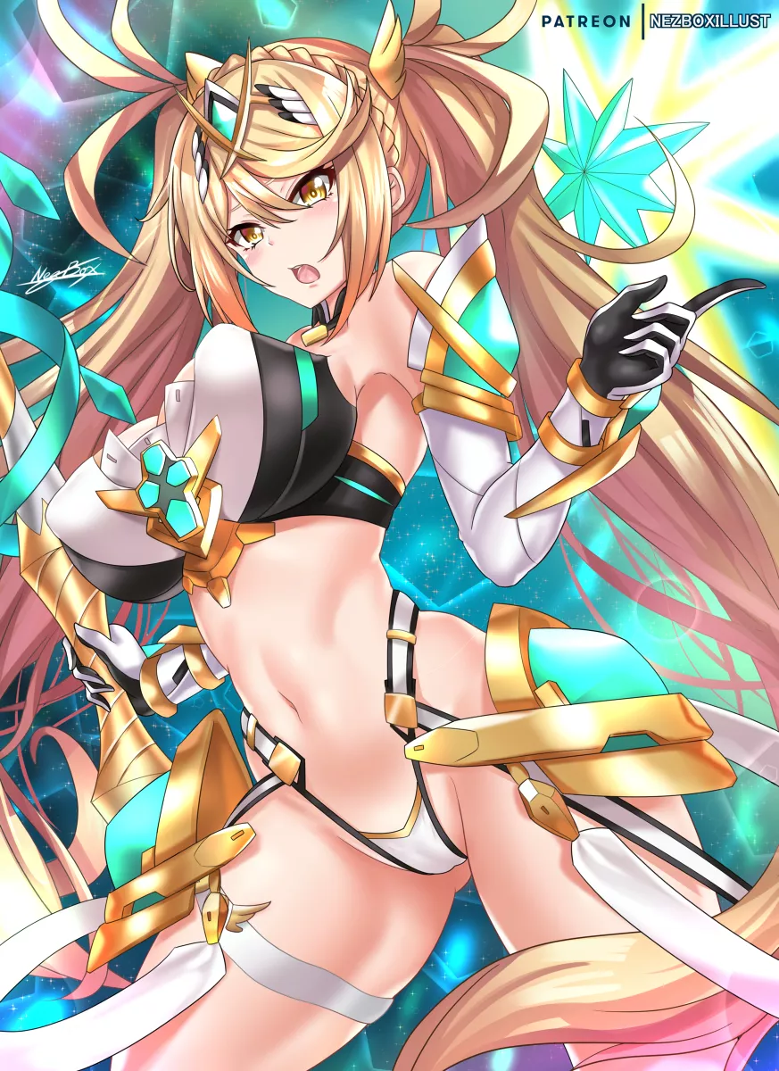 Mythra as Bradamante from Fate [Xenoblade]