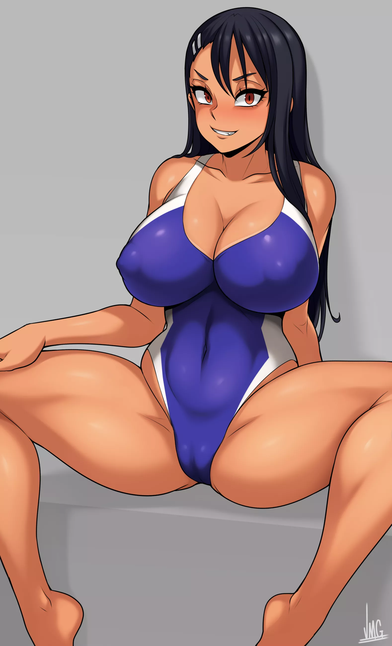 Nagatoro Swimsuit Spread Legs Tease (JMG) [Don't Bully Me, Miss Nagatoro]