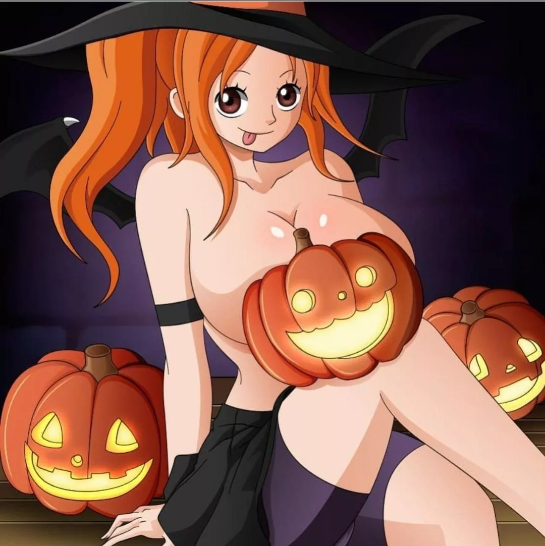 Nami getting us in the spirit of Halloween.