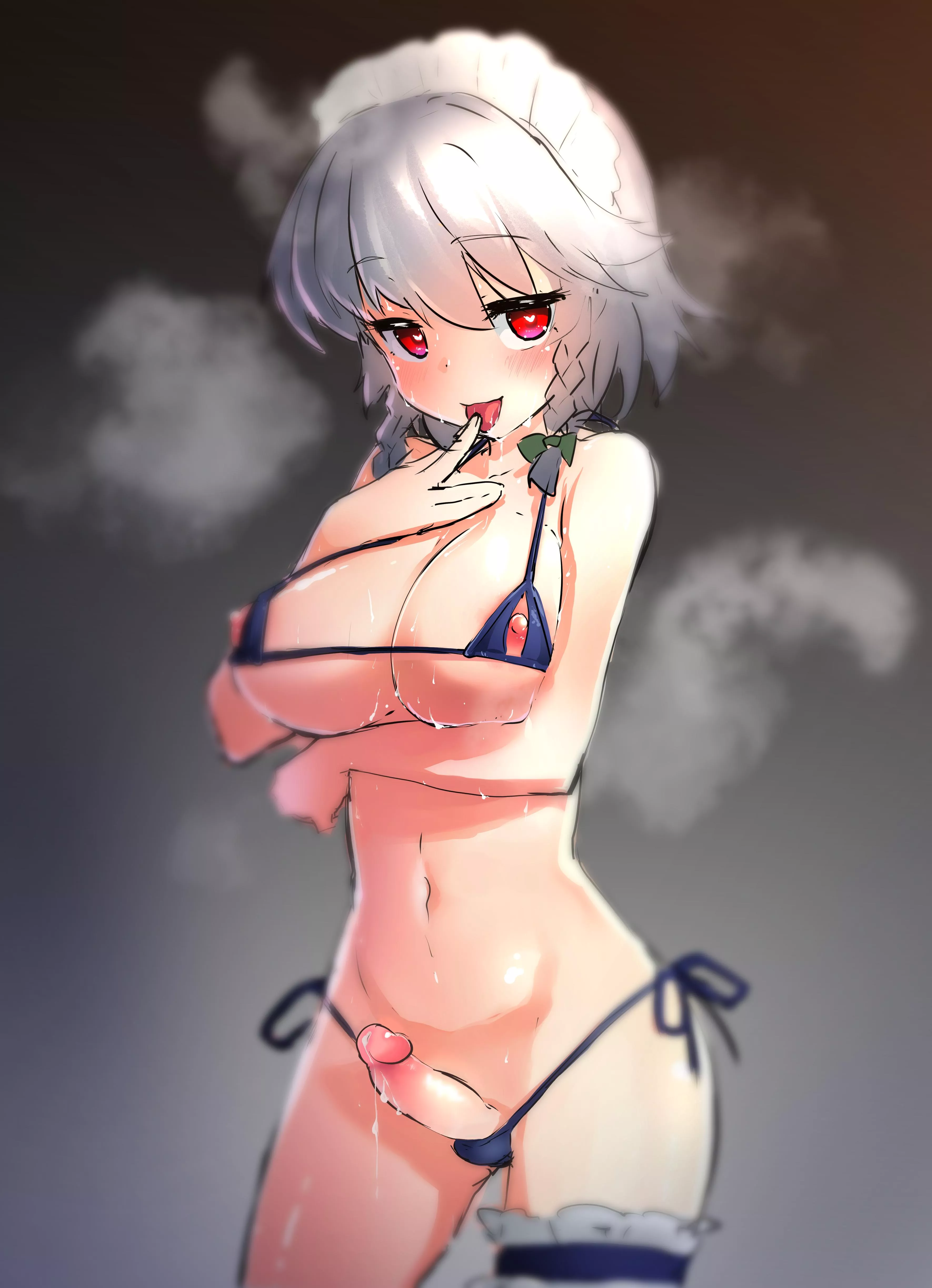 Naughty Sakuya Seductive Stare (Shiya) [Touhou]