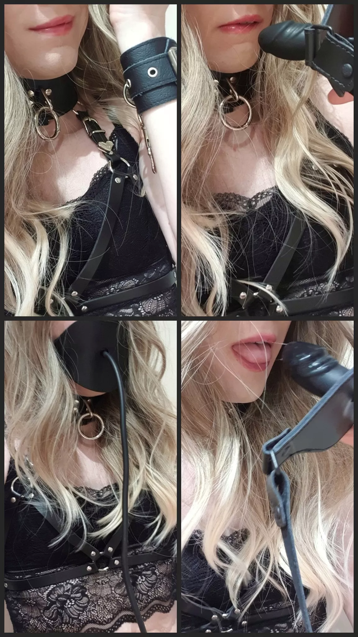 [NB] My inflatable cock gag is one of my favourites, it's so intense it drives me wild ðŸ¤¤