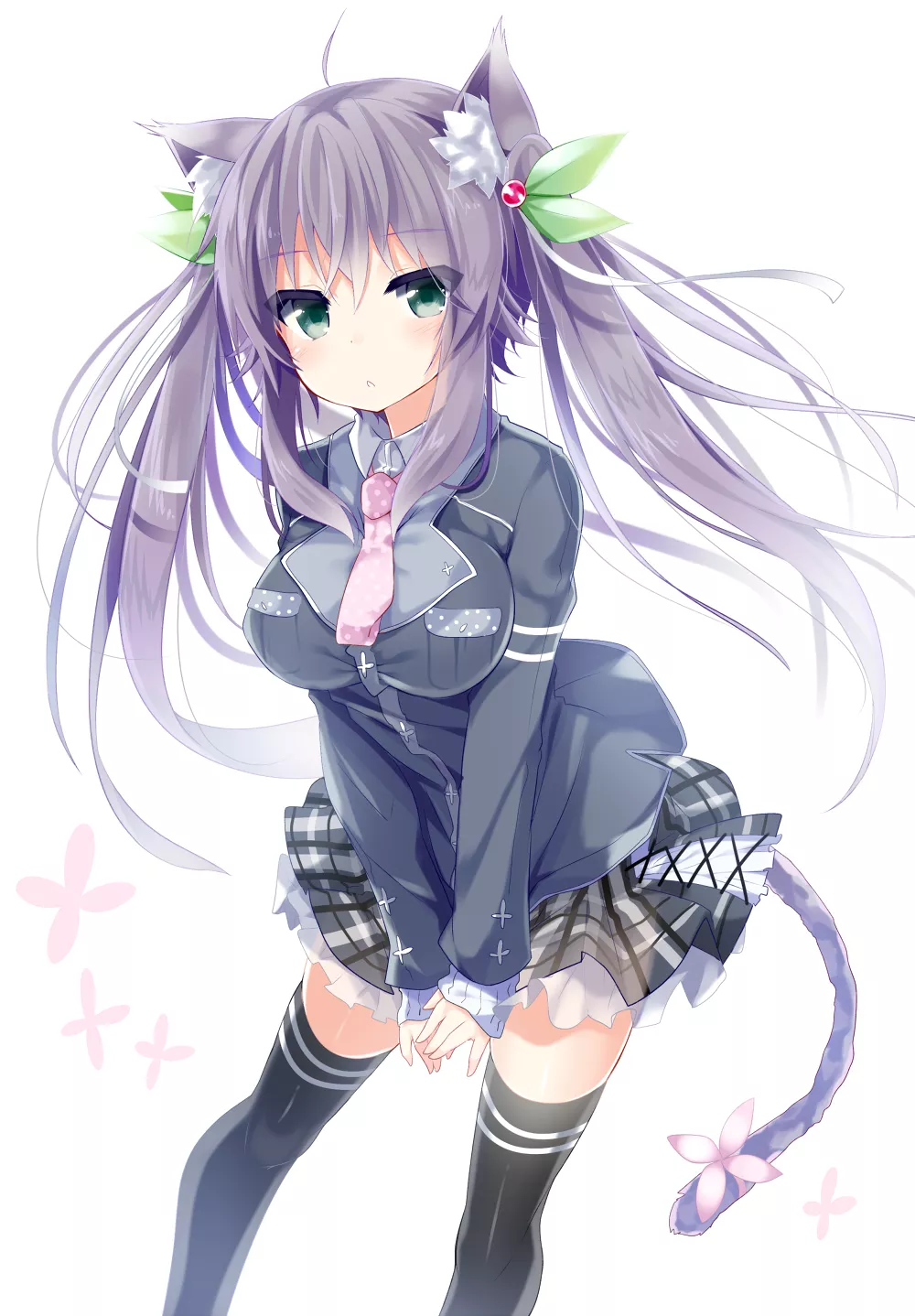 Neko with twintails.