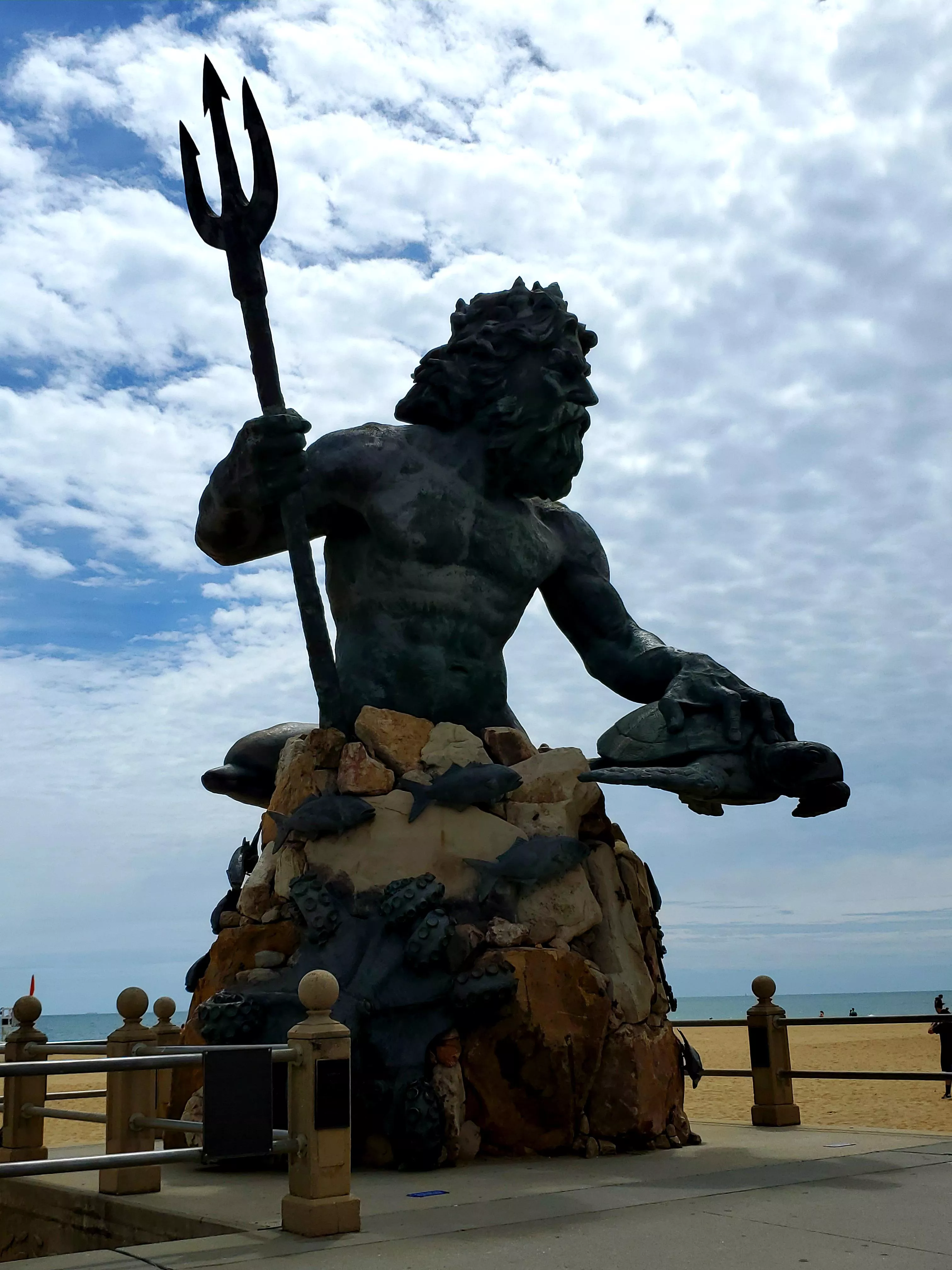 Neptune statue, Virginia Beach.