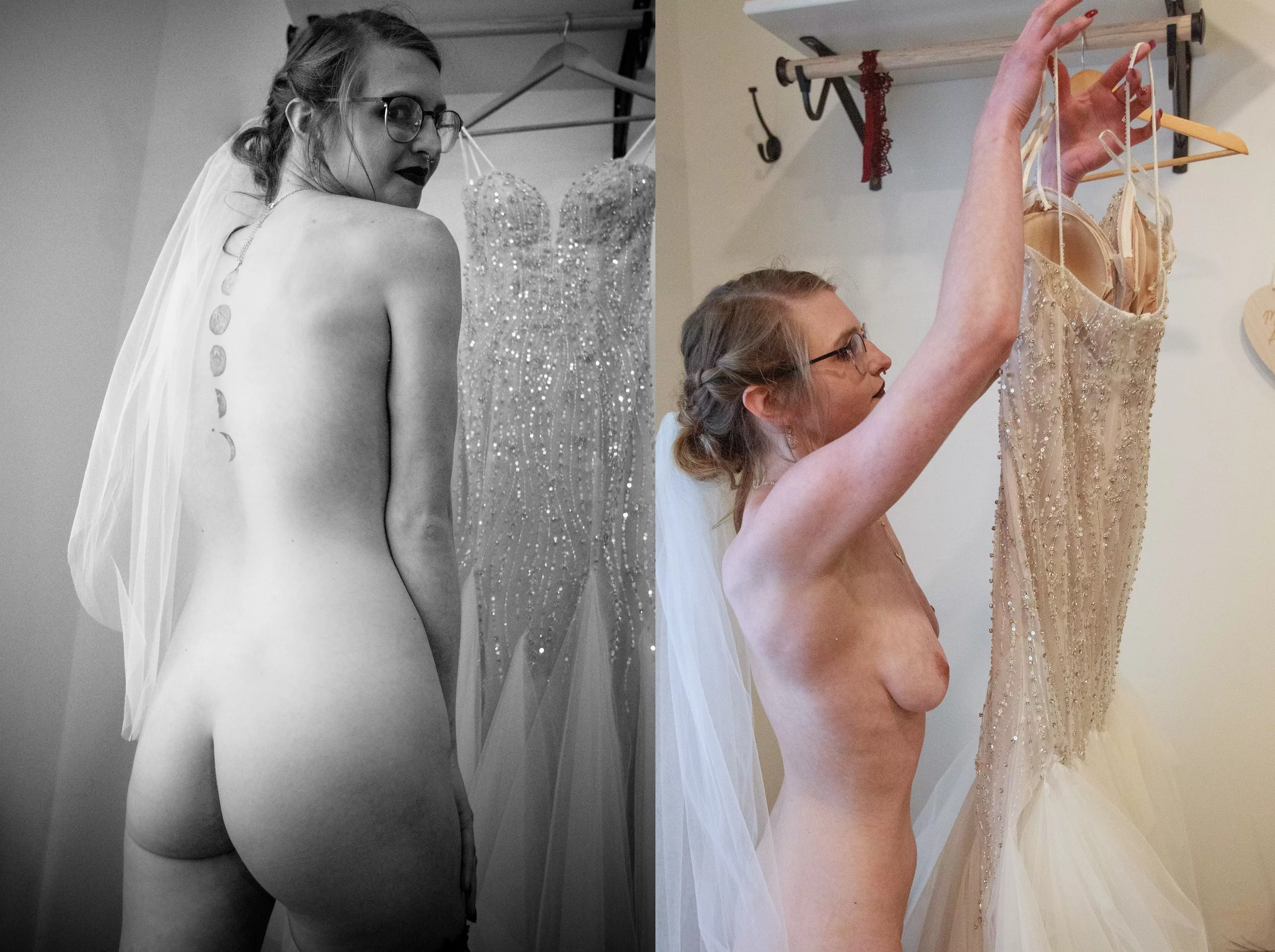 Nerdy bride isn't shy (AIC)