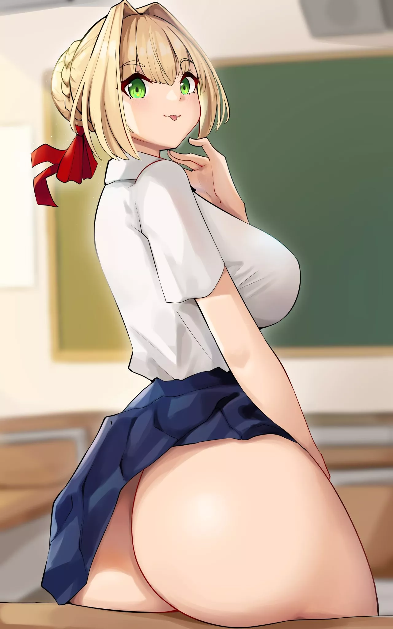 Nero's butt