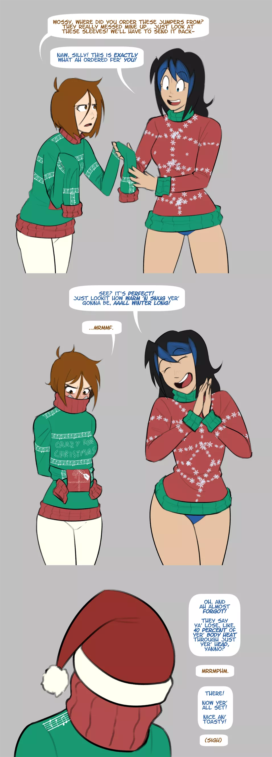 New Christmas Sweaters made to keep your partner from running away