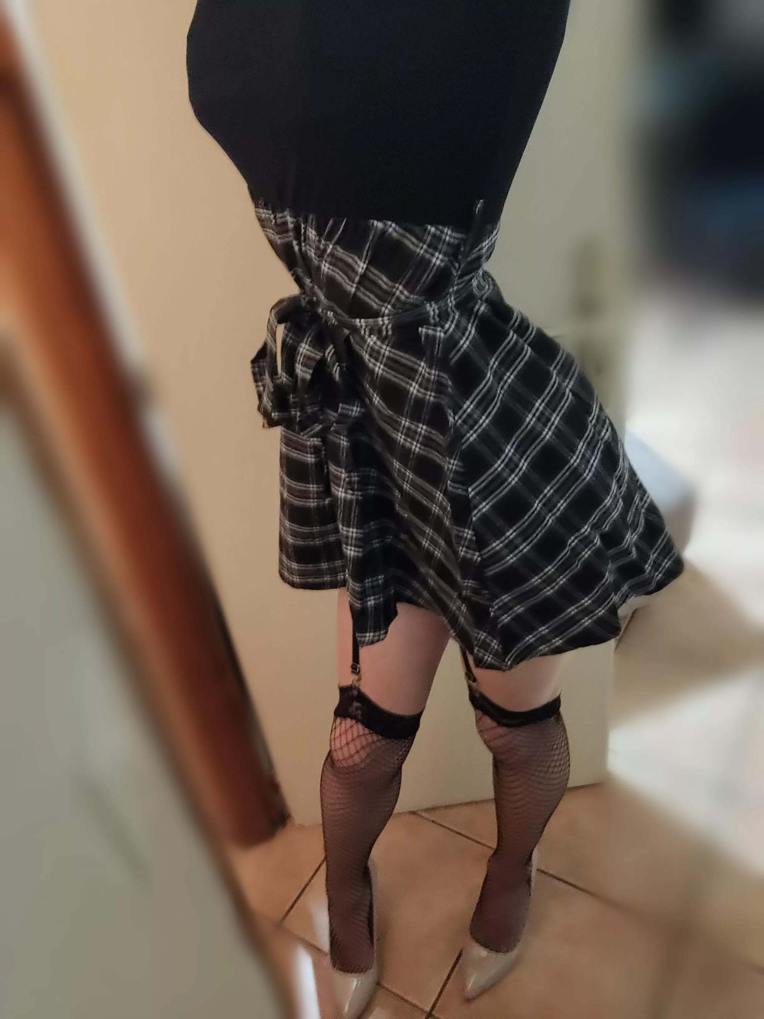 New dress and heels !!