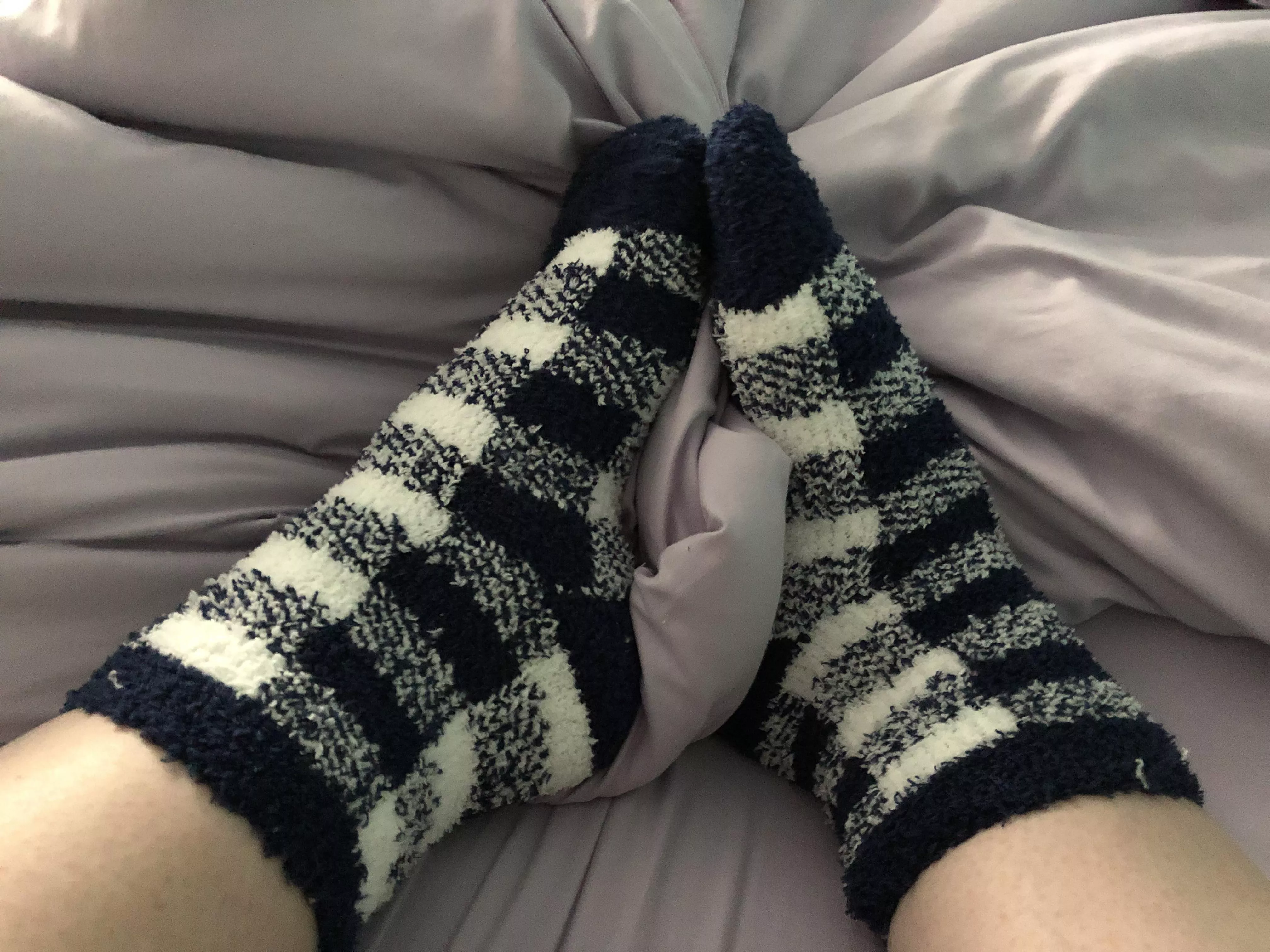 New (f)uzzy socksâ€¦ so soft and warmâ€¦