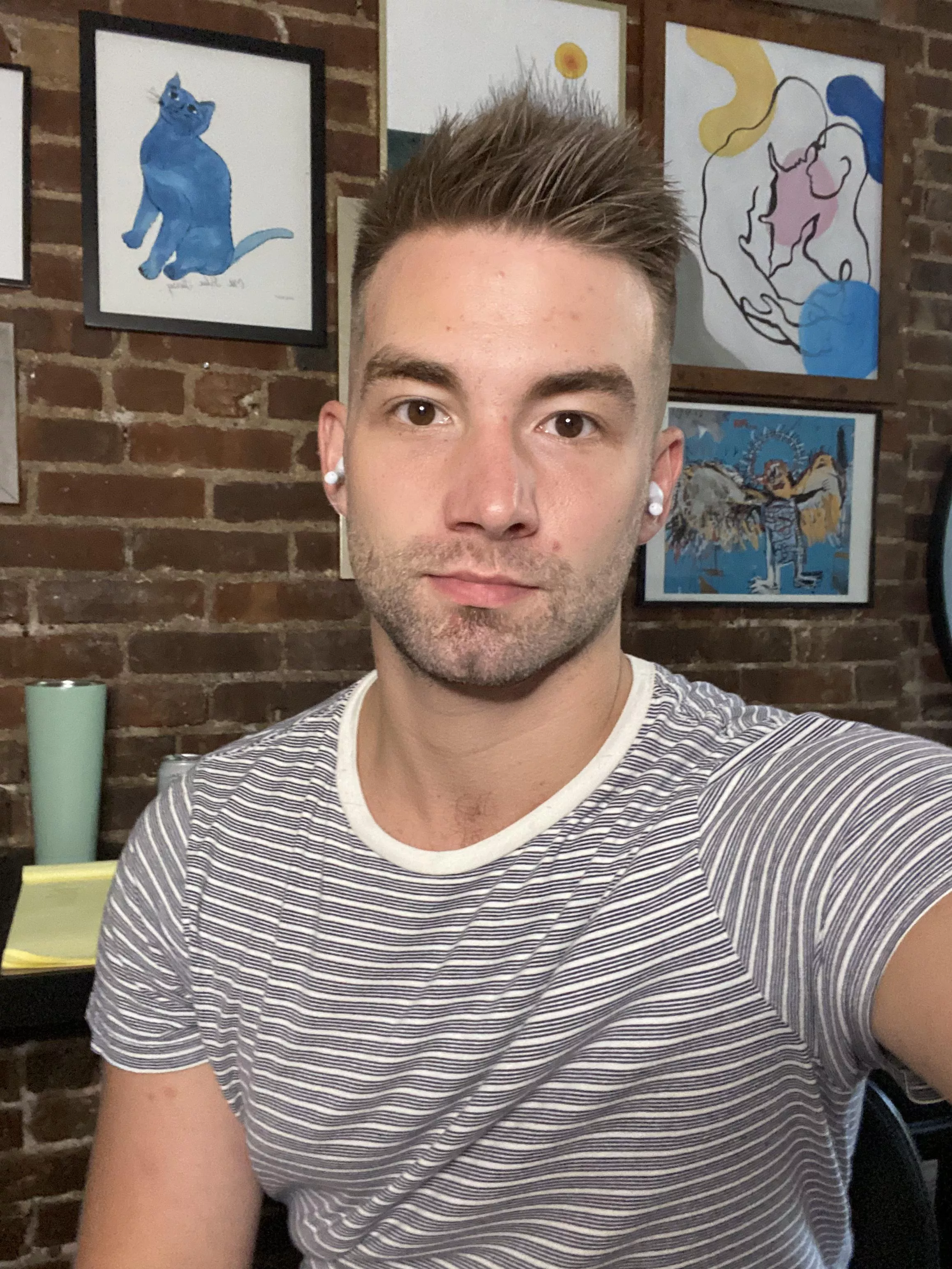 new haircut! shortest fade I’ve ever gotten. What do you think?