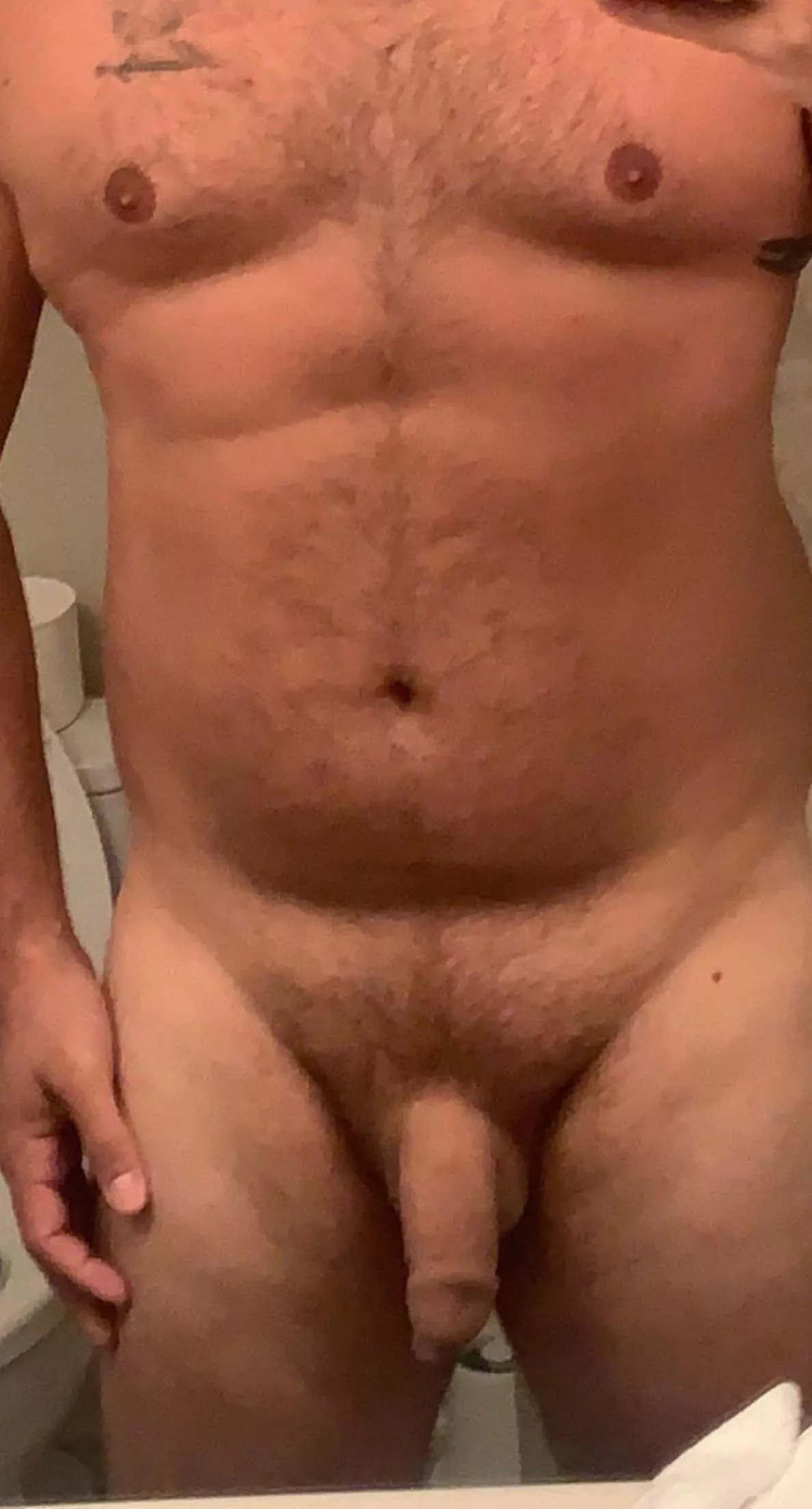 New here just wanted to share from this morning…not super comfortable sharing my uncut cock yet