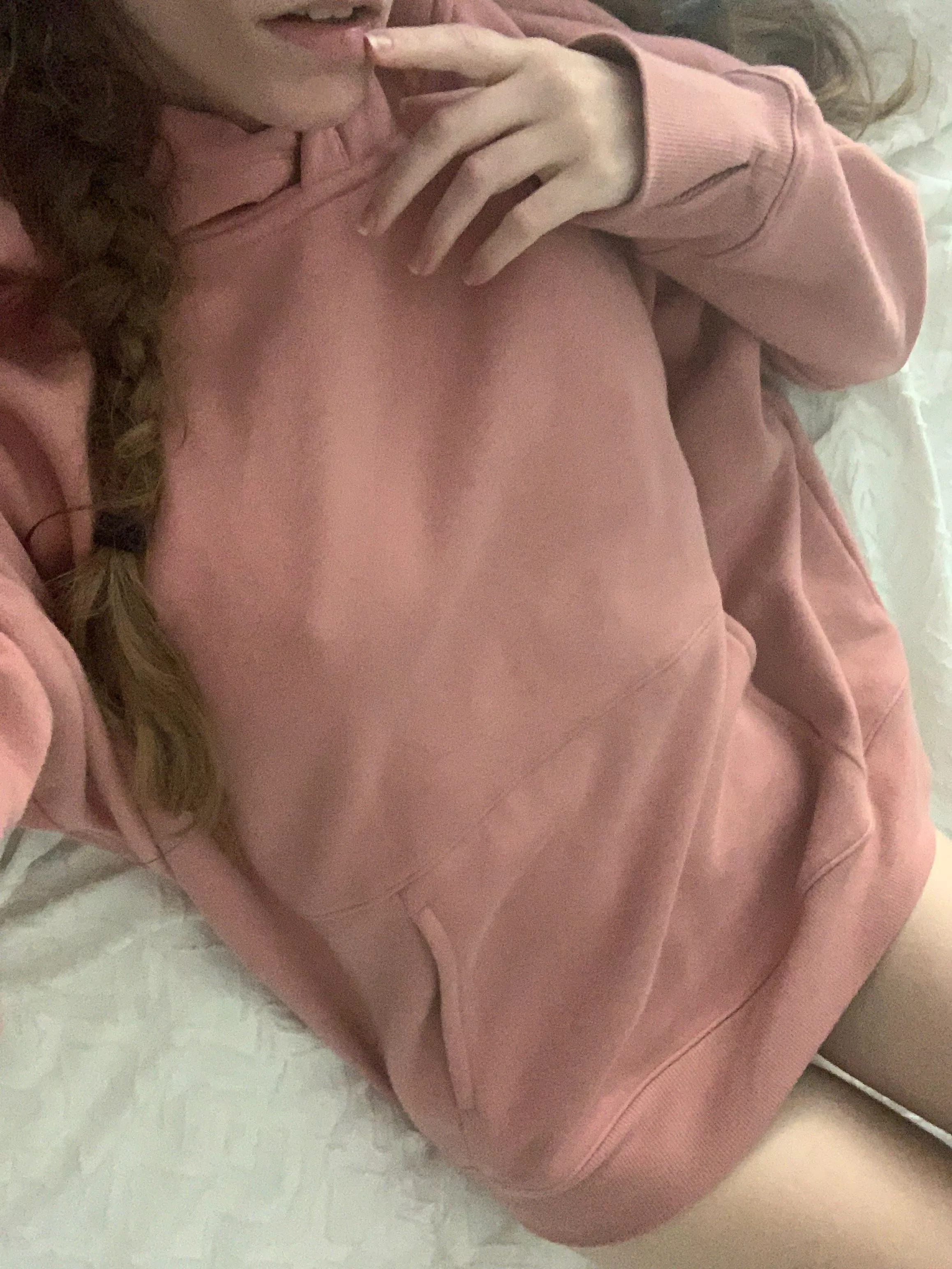 new hoodie, can you guess what’s underneath?