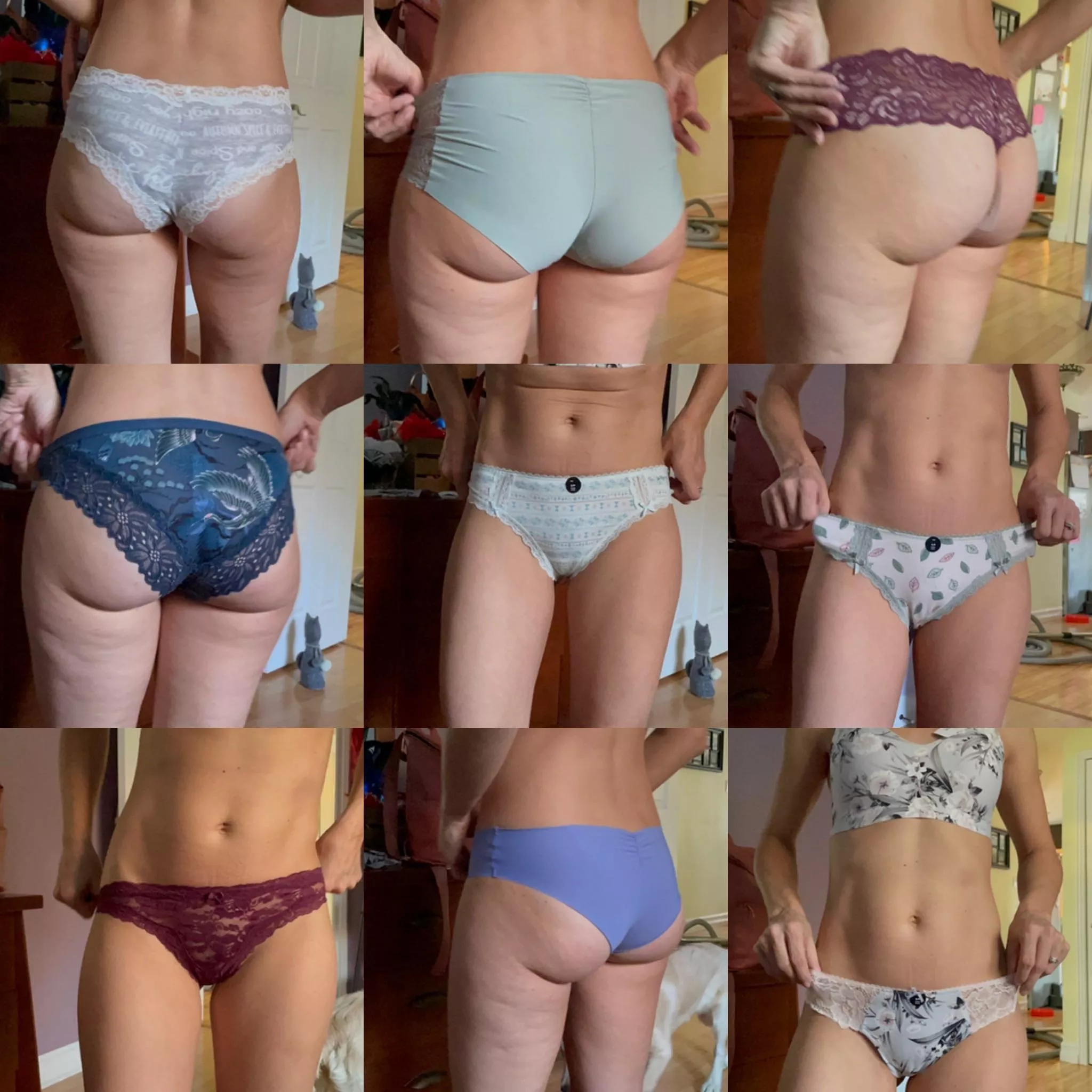 New panties collection ðŸ‘™try on ðŸŽ¥ â¤ï¸ ðŸ’• sexy nurse milf of 34yrs