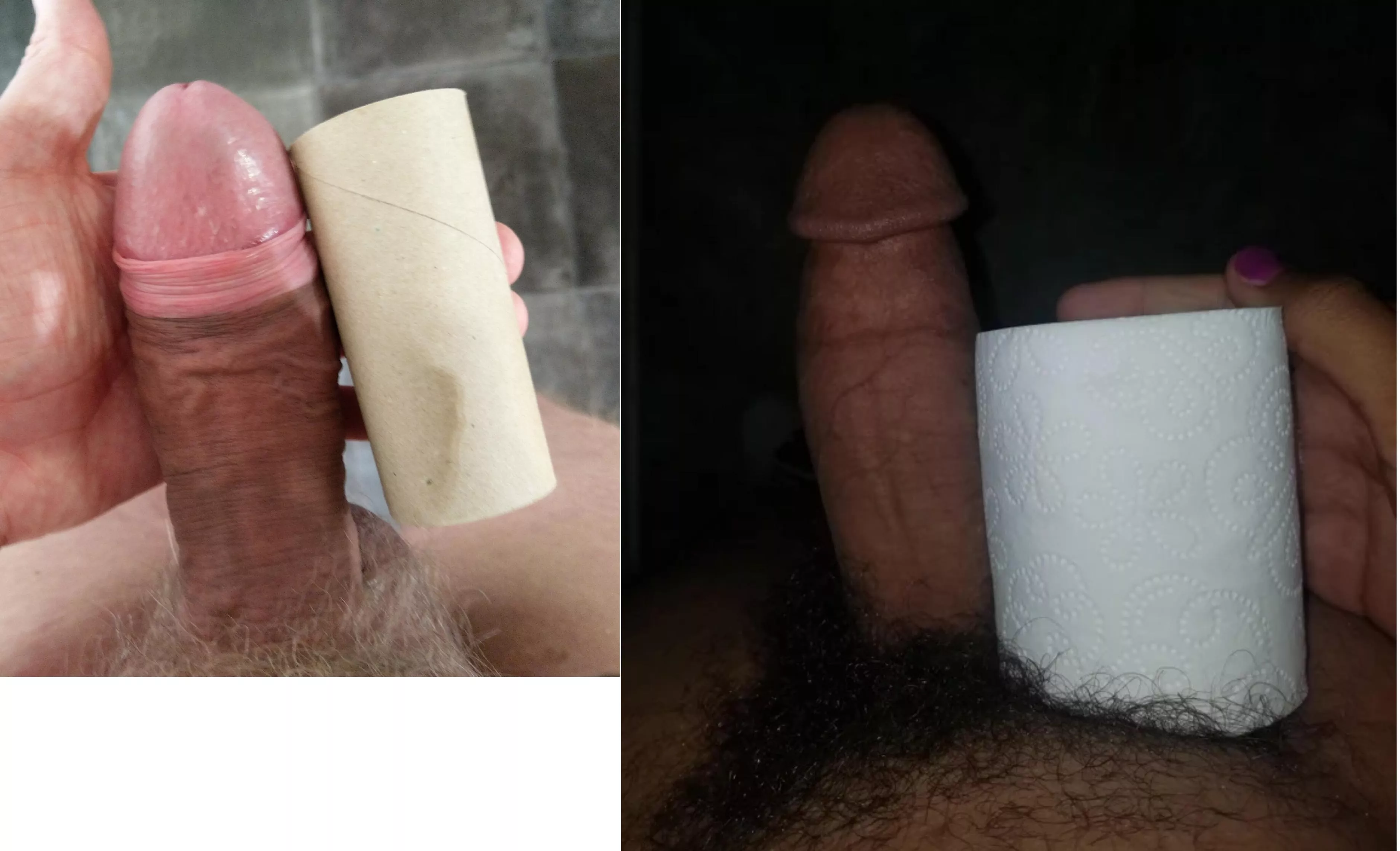 Next to another redditor. How do our dicks compare?