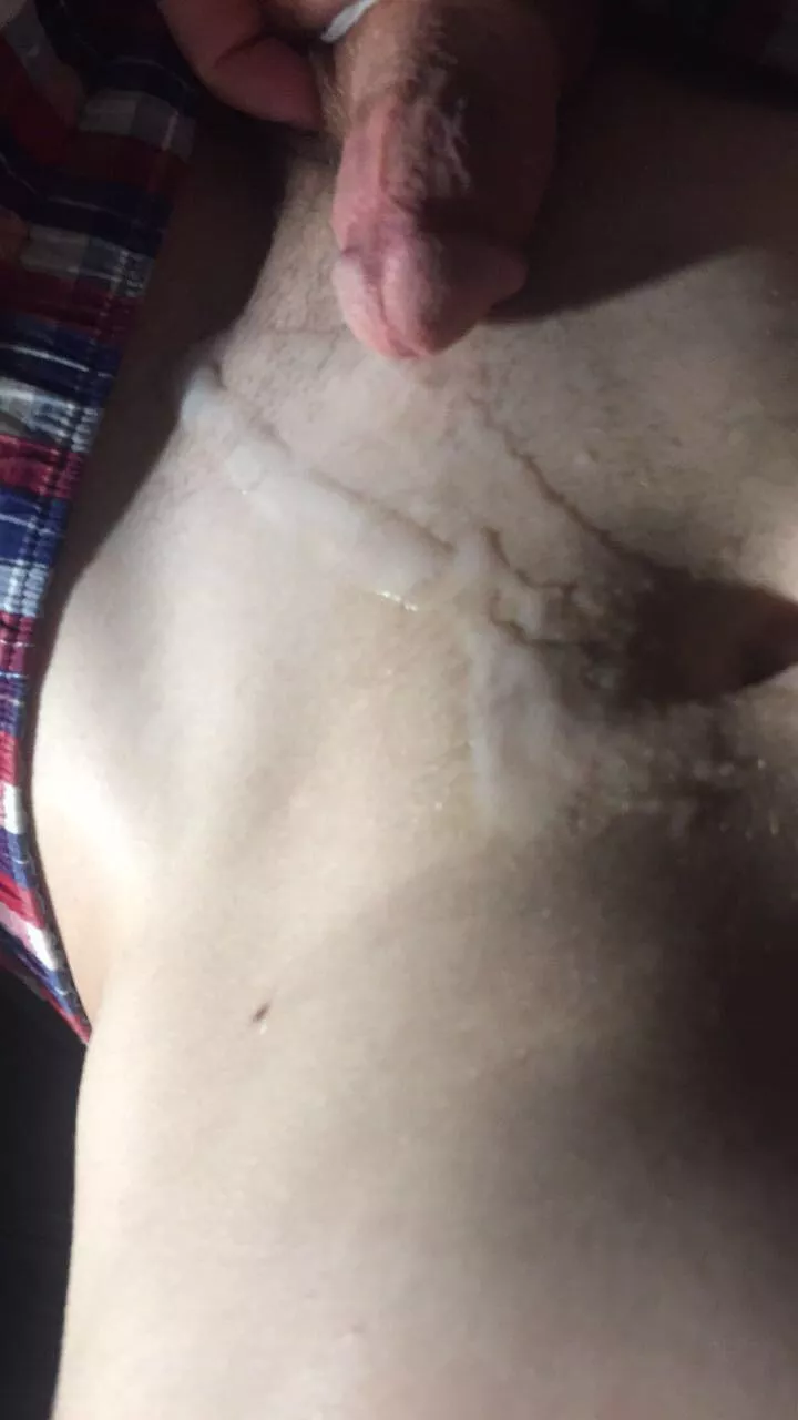 Nice little jizz shot after getting high and playing with my dildo 🍆💦🚀 the orgasm felt SO good