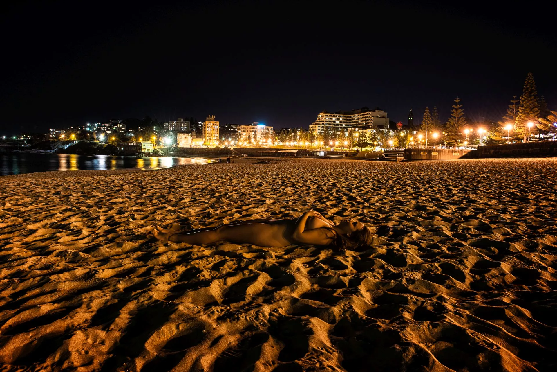 Noctura (by Alec Dawson) - beach at night