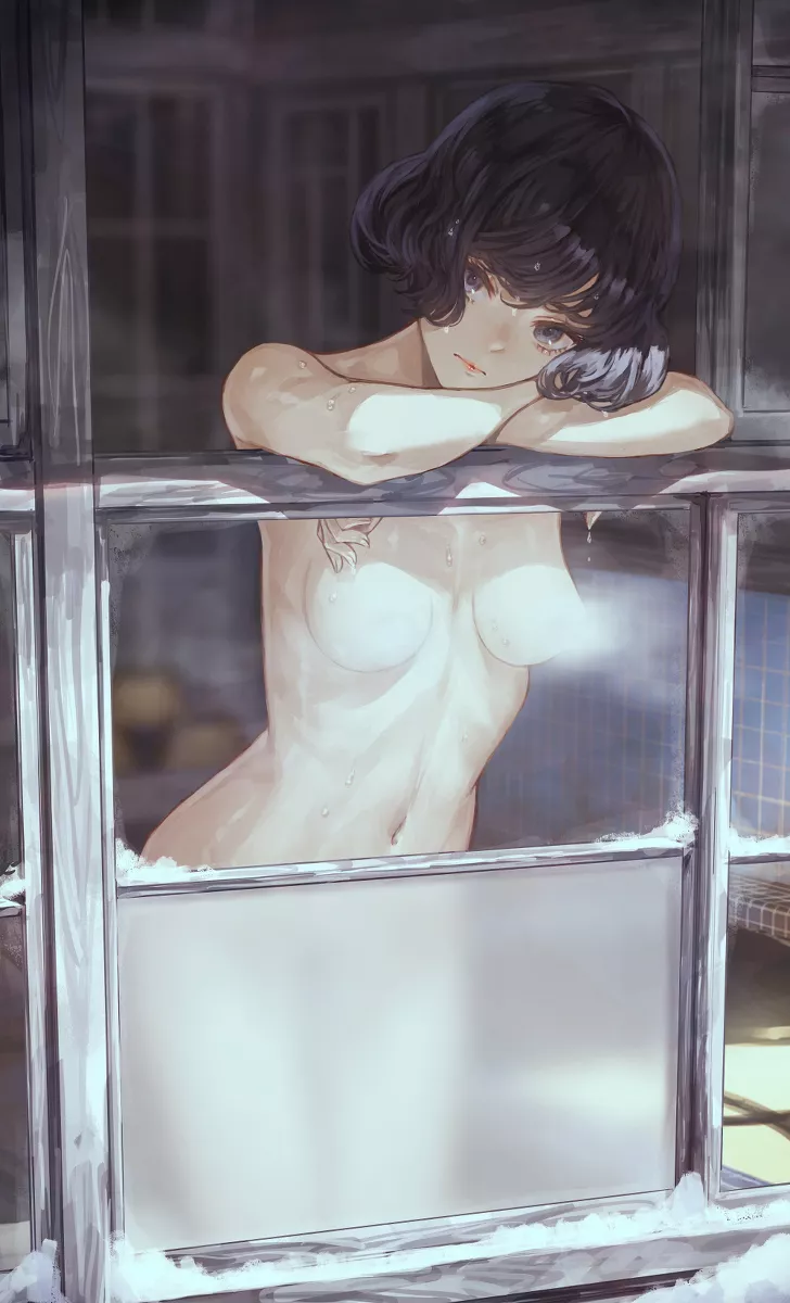 Nude by the window