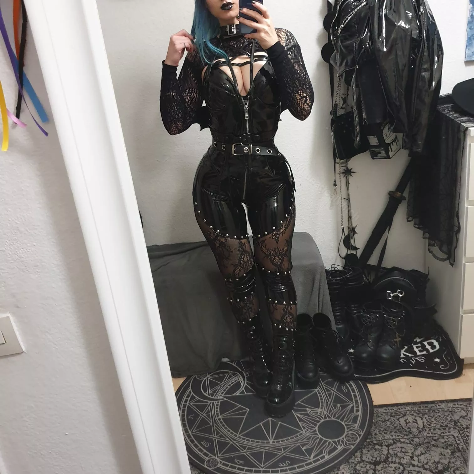 [OC] I am completely in love with my new outfit. I turned so many heads on my way to work today ðŸ˜ˆ