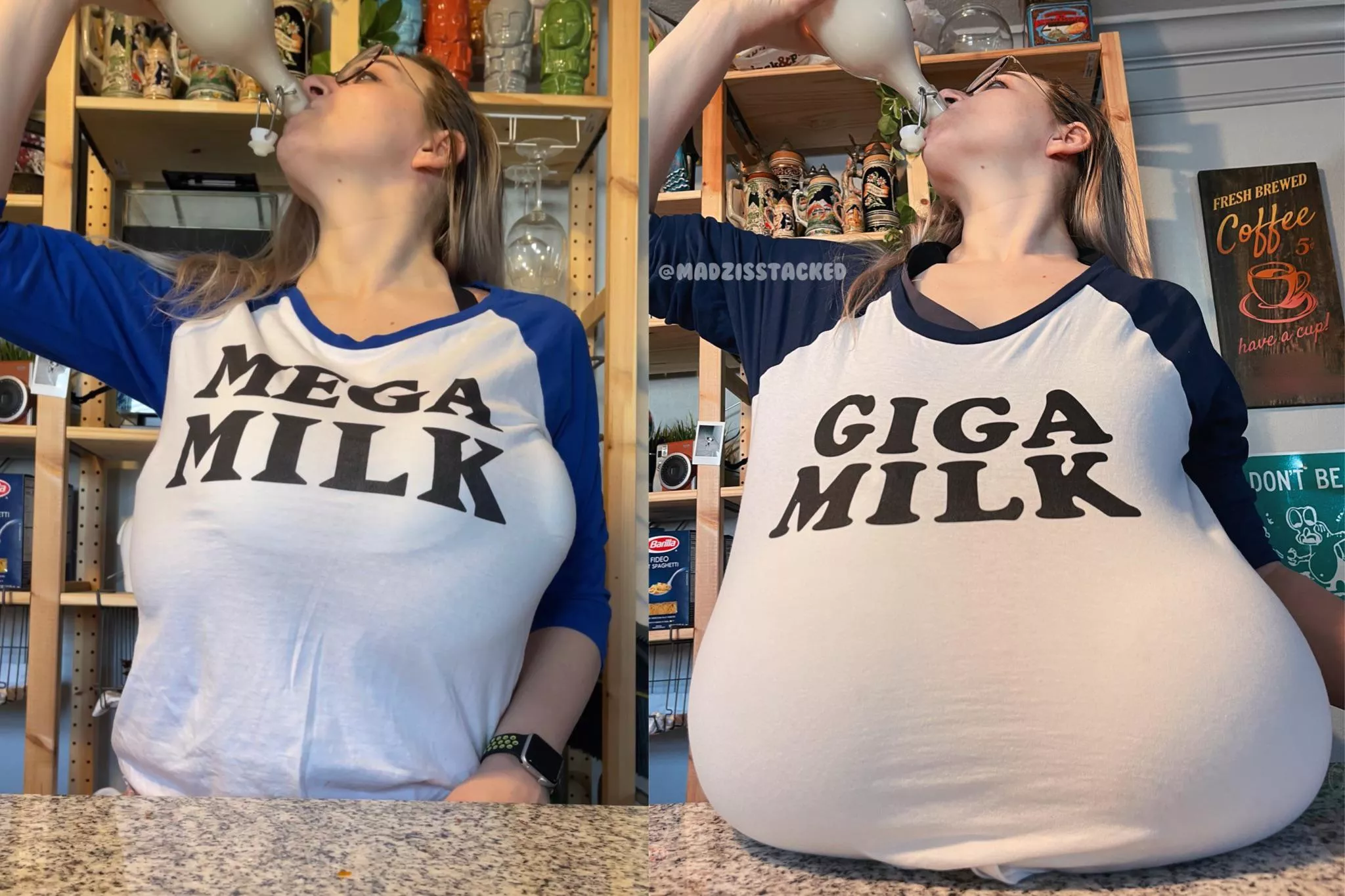 [OC] Moo-Moo Milk™️ provides longer lasting results than its competitors! Buy some today! 🐄