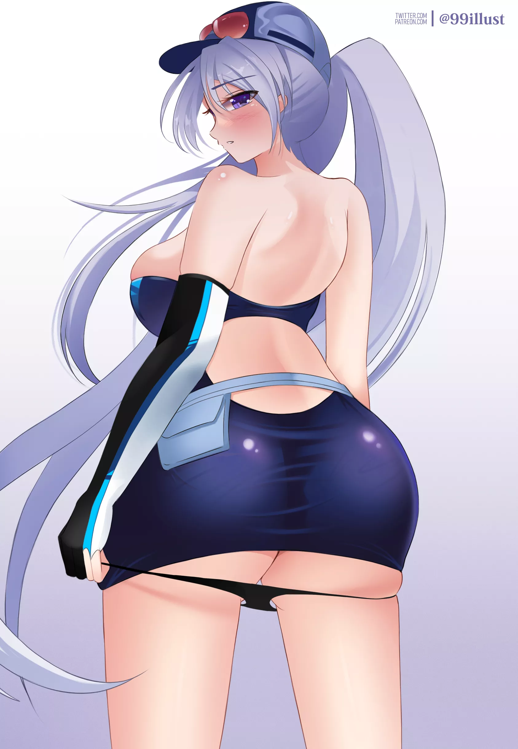 [OC] Race Queen booty (Enterprise, Azur Lane)