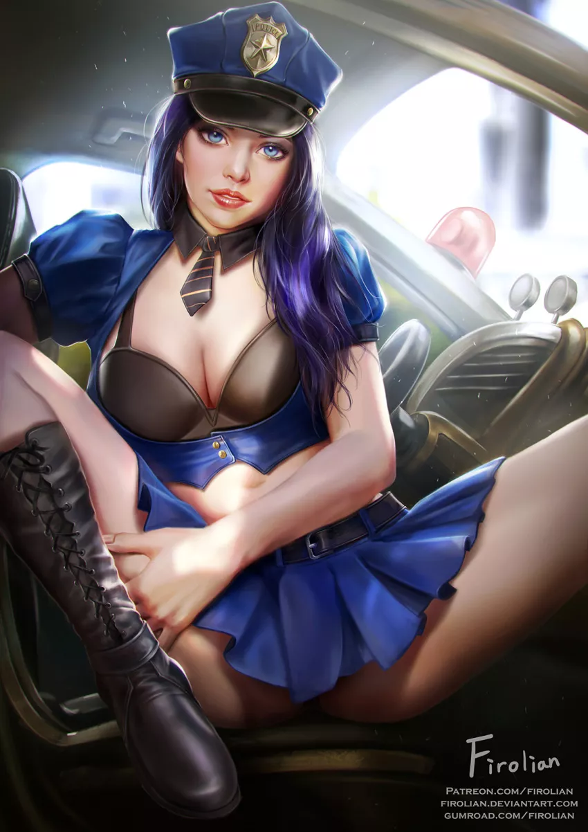 Officer Caitlyn reporting for duty (Firolian)