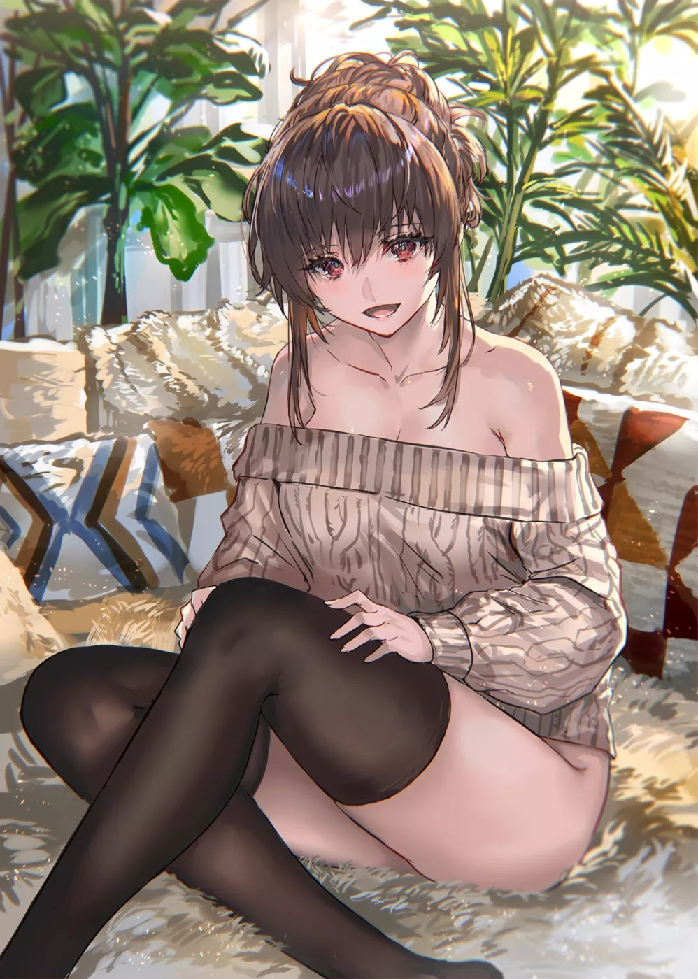 Off-Shoulder Sweater [Original]