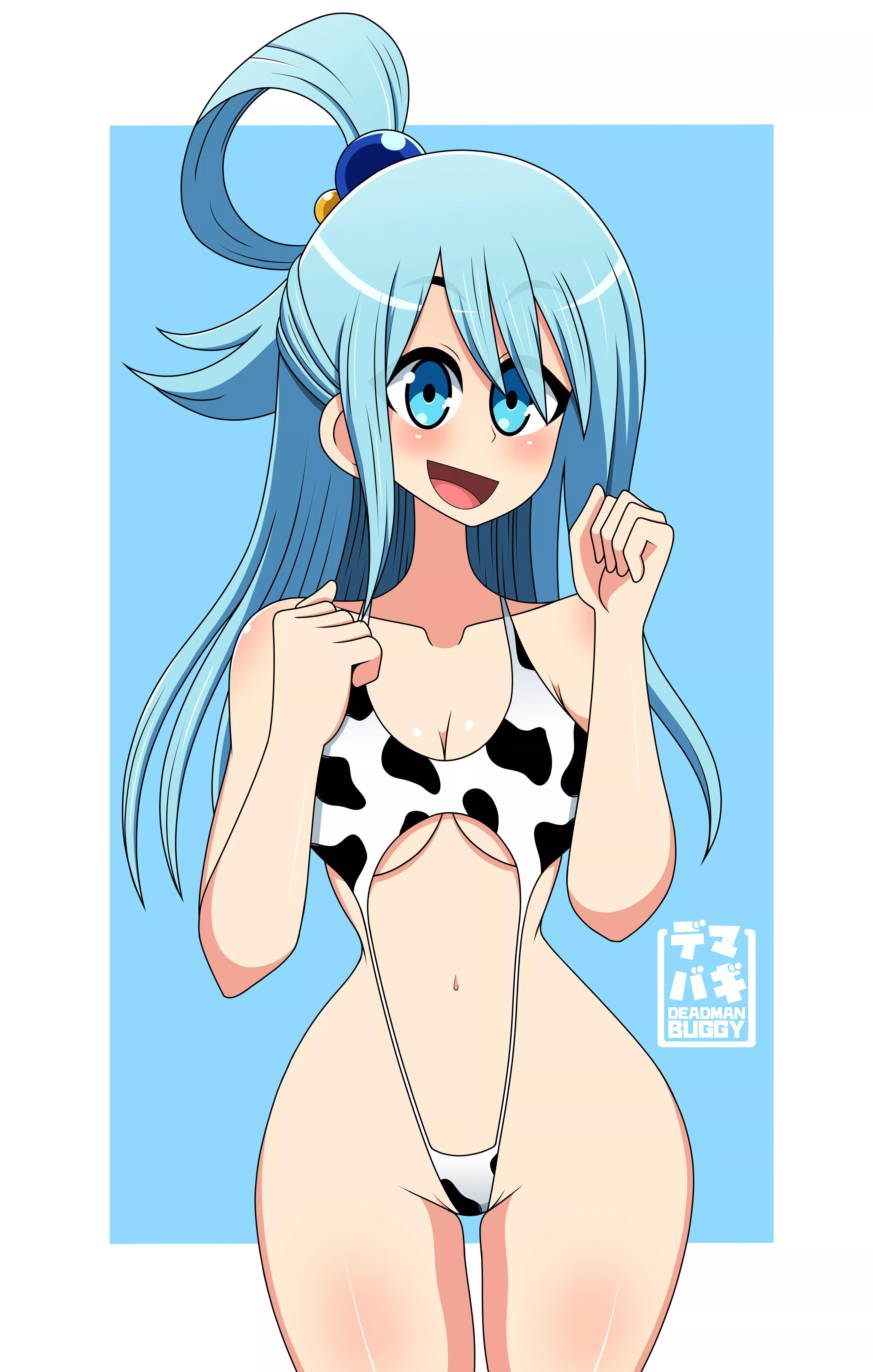 [OG] {Konosuba} Aquas big fat milkers