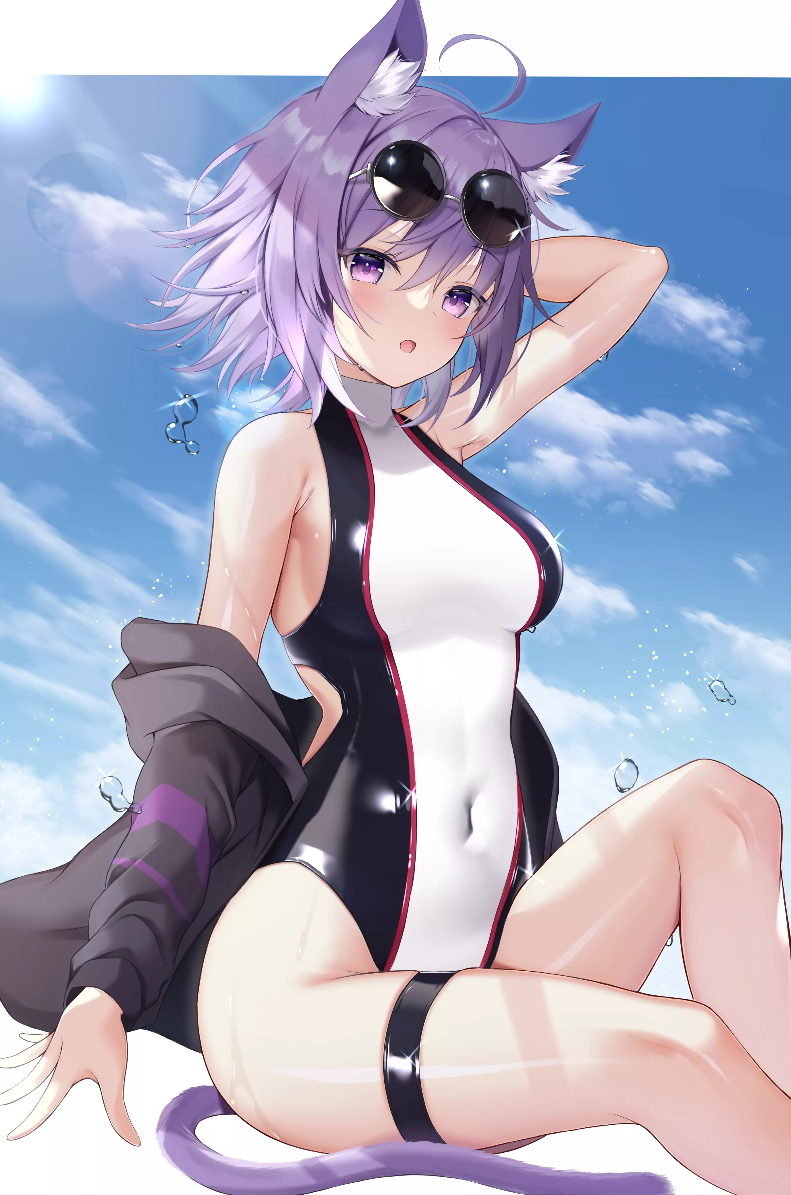 Okayu in swimsuit [Hololive]