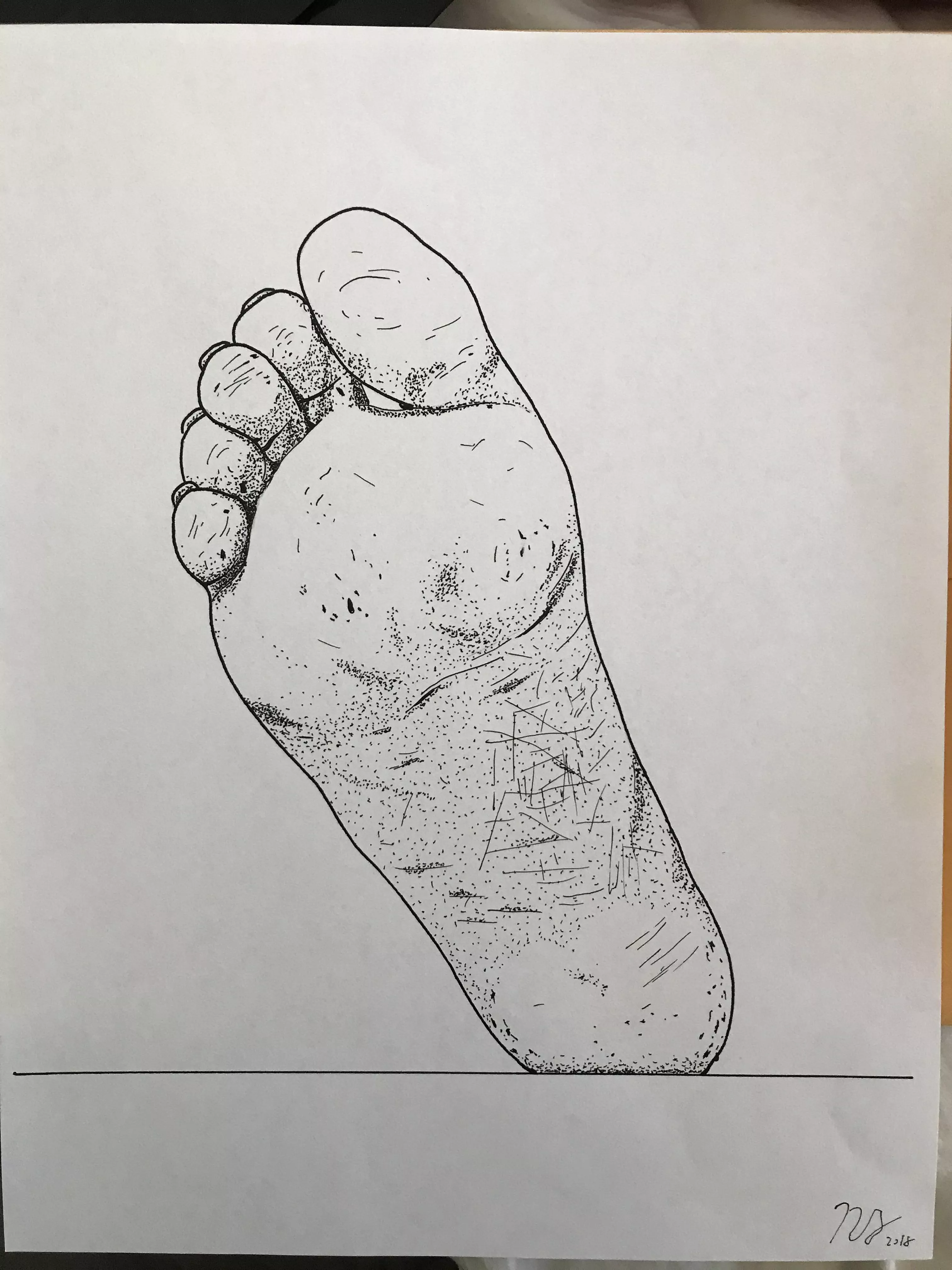 “One Foot”, by me