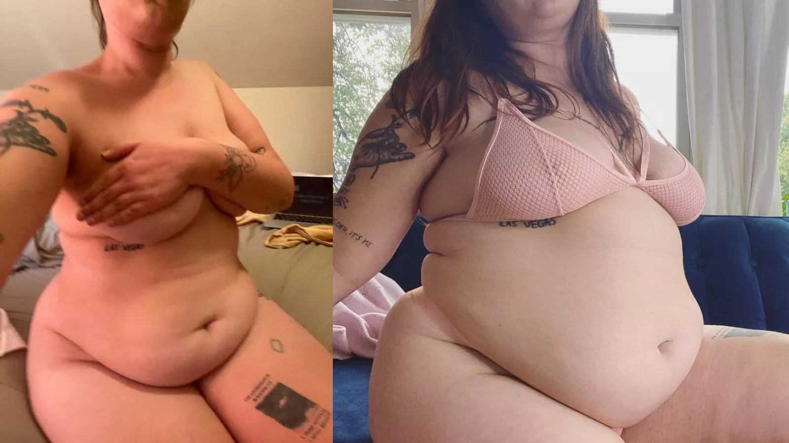 One year, XL to XXXL