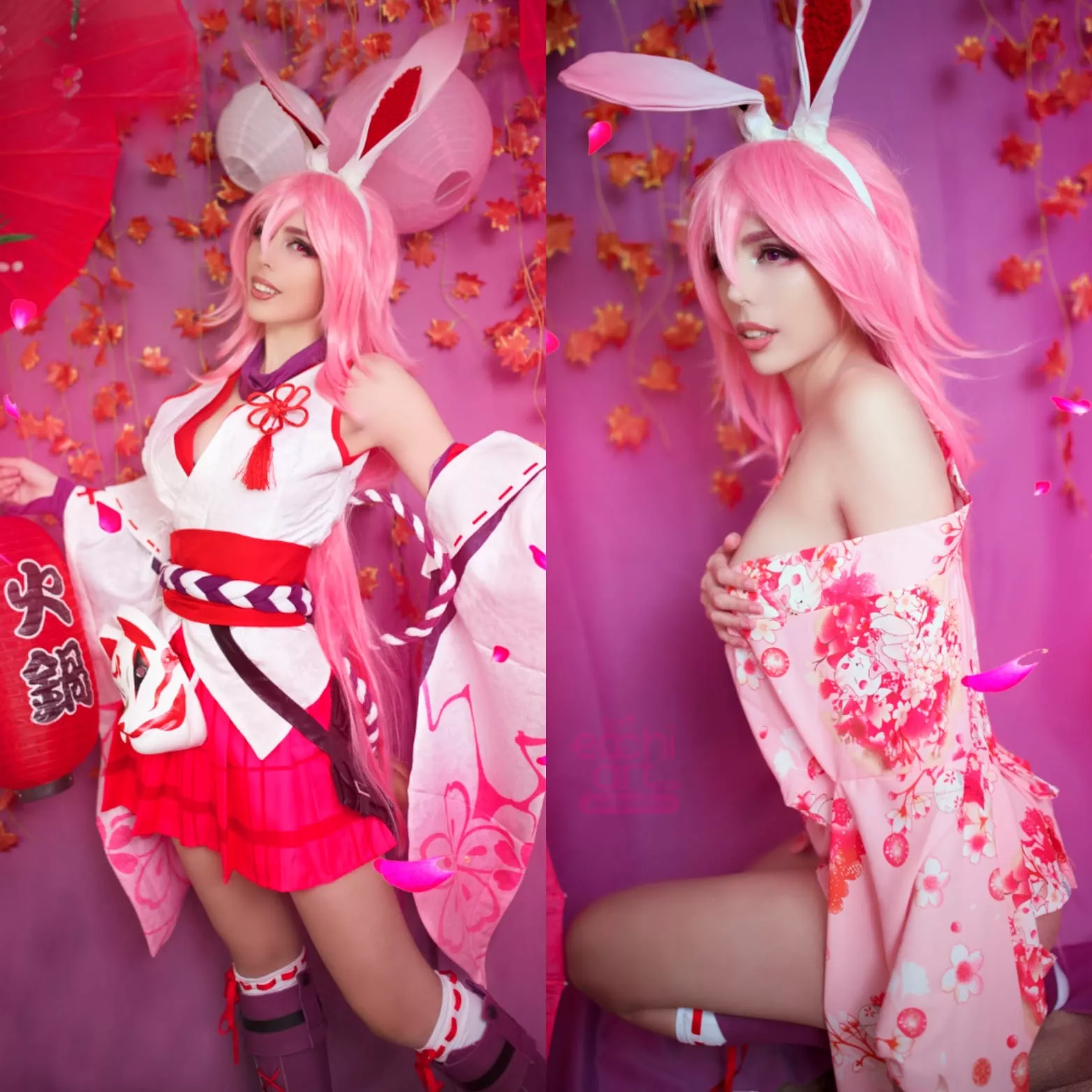 On//Off Sakura from Honkai Impact by Kate Key