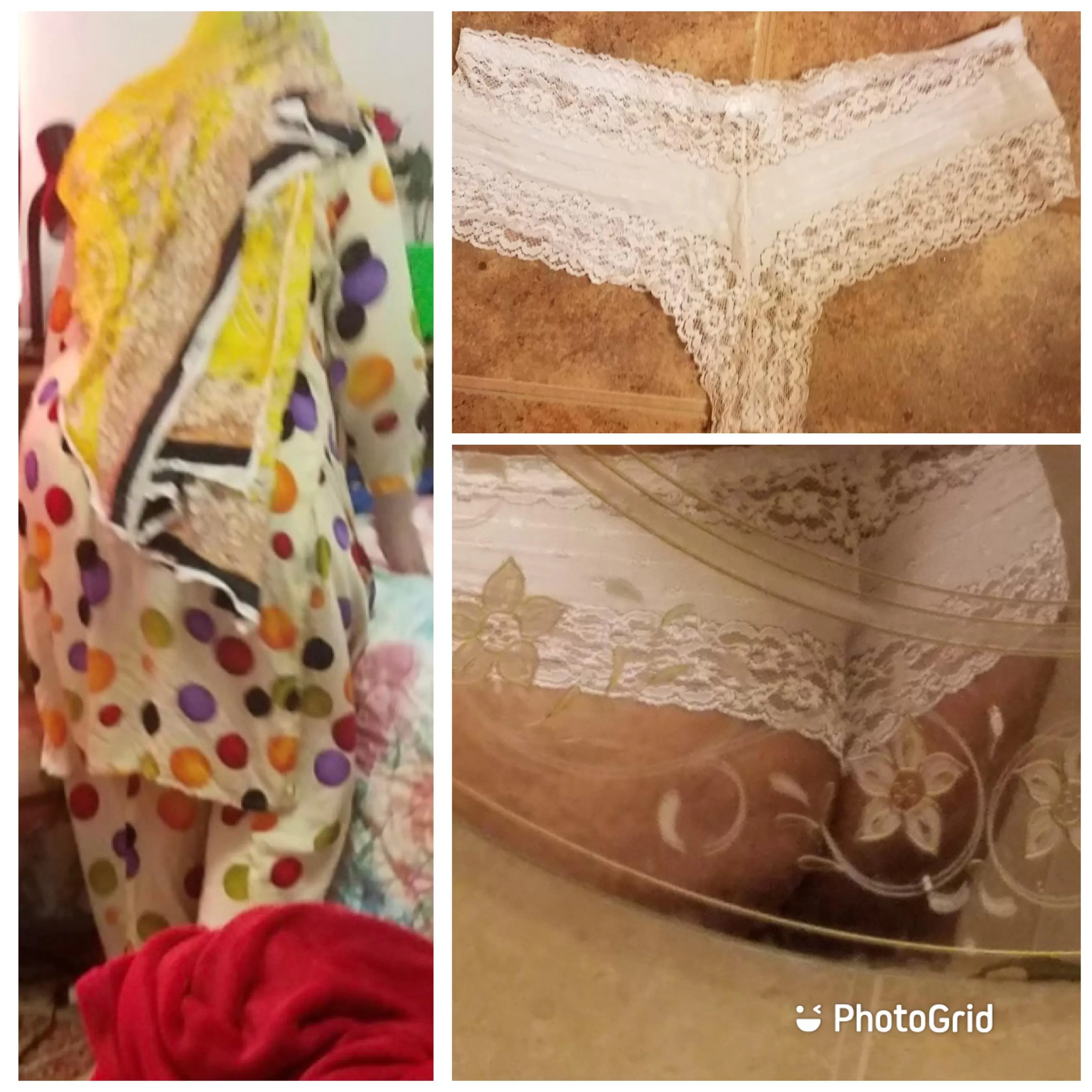 On/off showing my undies